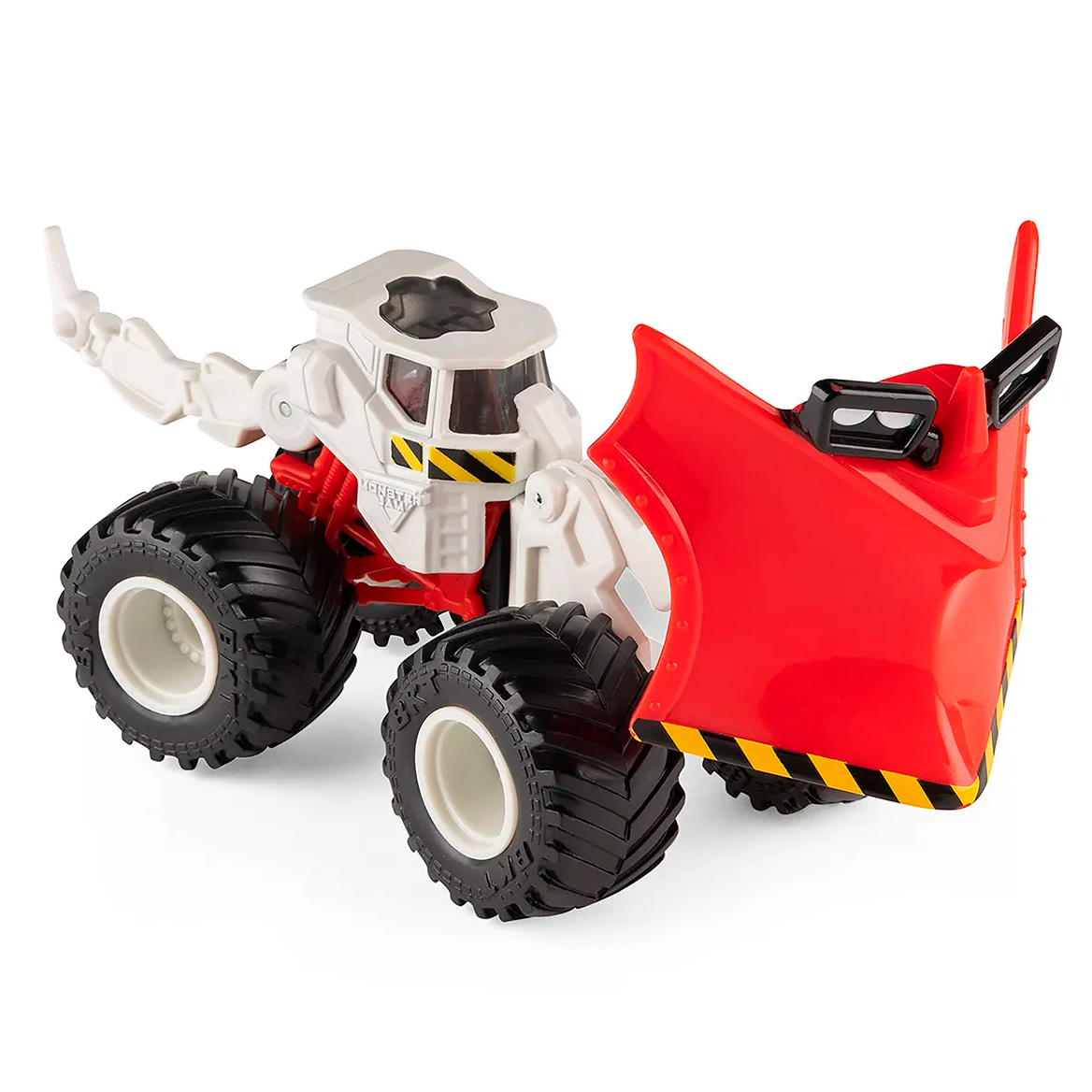 Акция на Машинка Monster Jam Dirt squad Wedge білий з червоним 1:64 (6055226-1) от Будинок іграшок