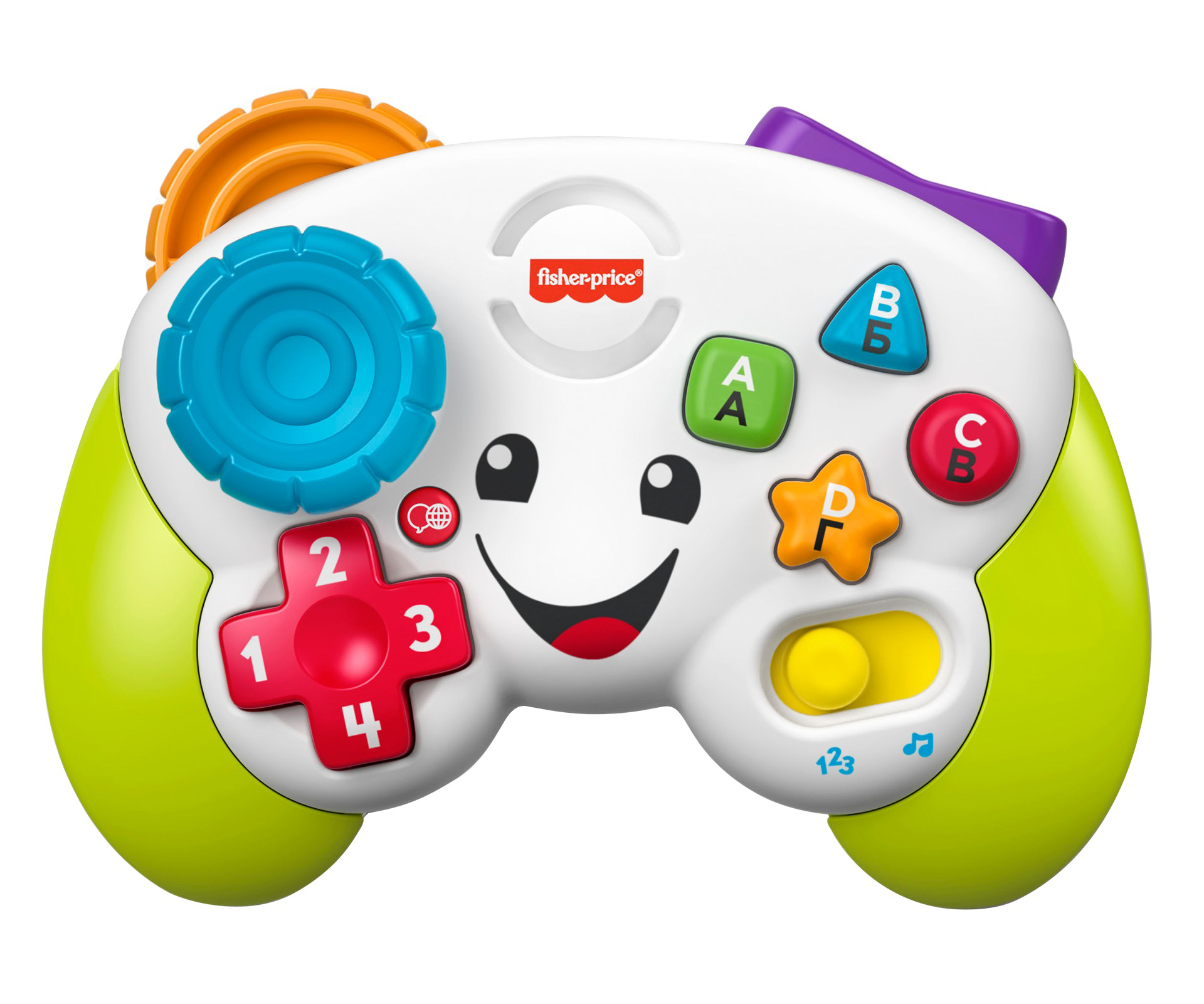 

Розвивальна іграшка Fisher-Price Джойстик Посміхайся та навчайся мультимовна (GXR65)