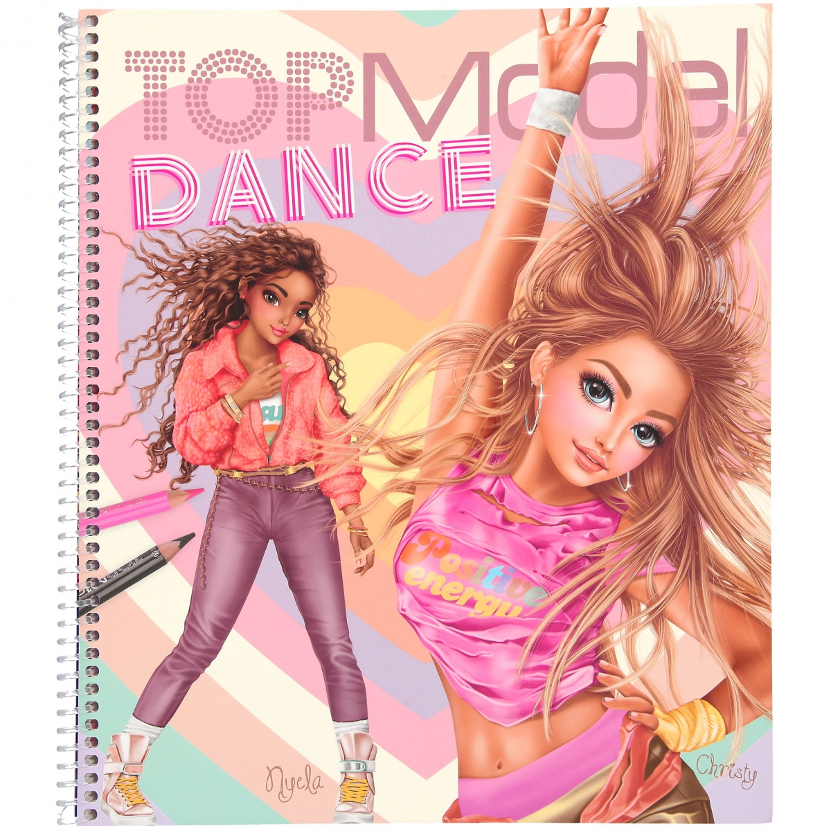 Акція на Розмальовка із наклейками Top model Танці (0411877) від Будинок іграшок
