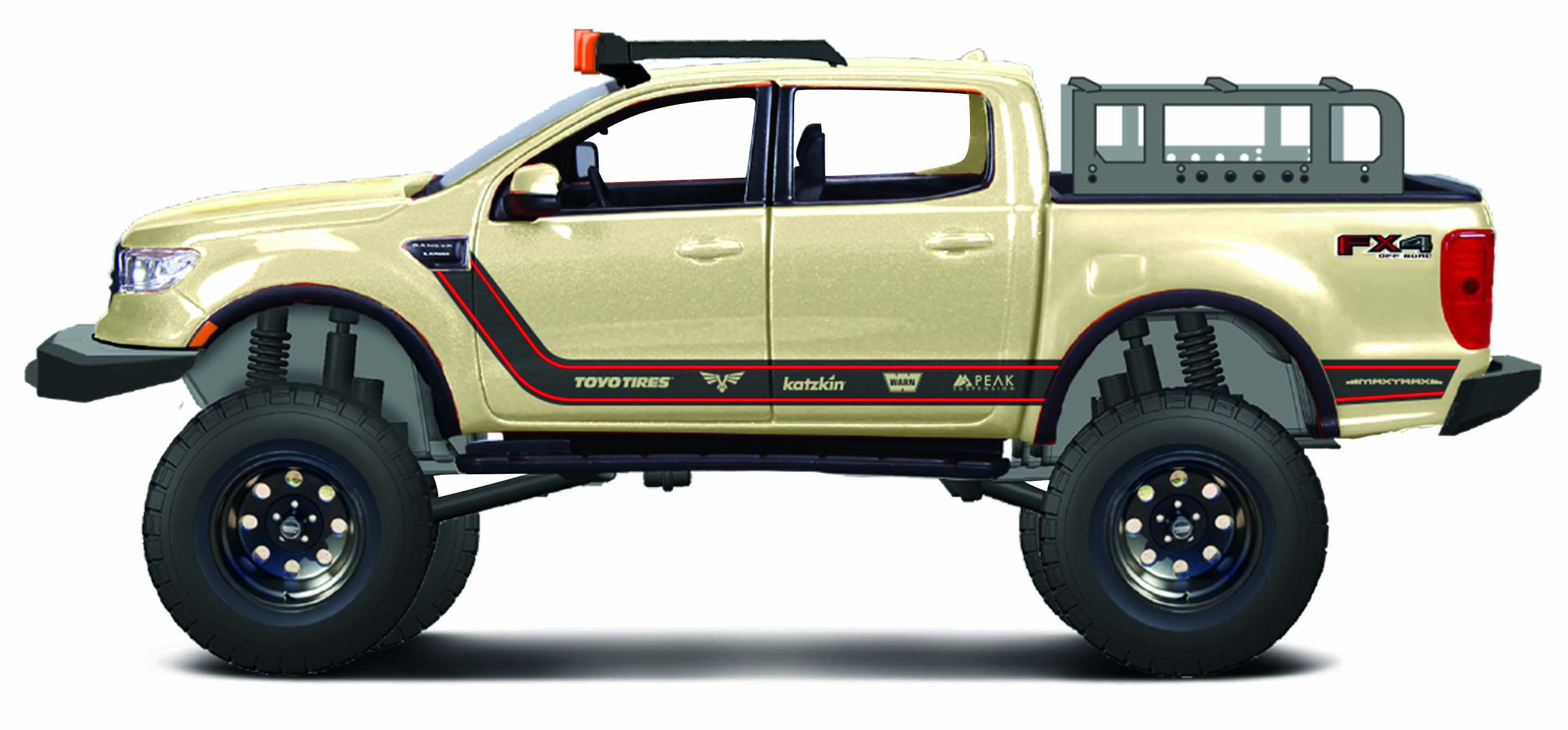 Акция на Автомодель Maisto Ford Ranger (32540 Sand) от Будинок іграшок