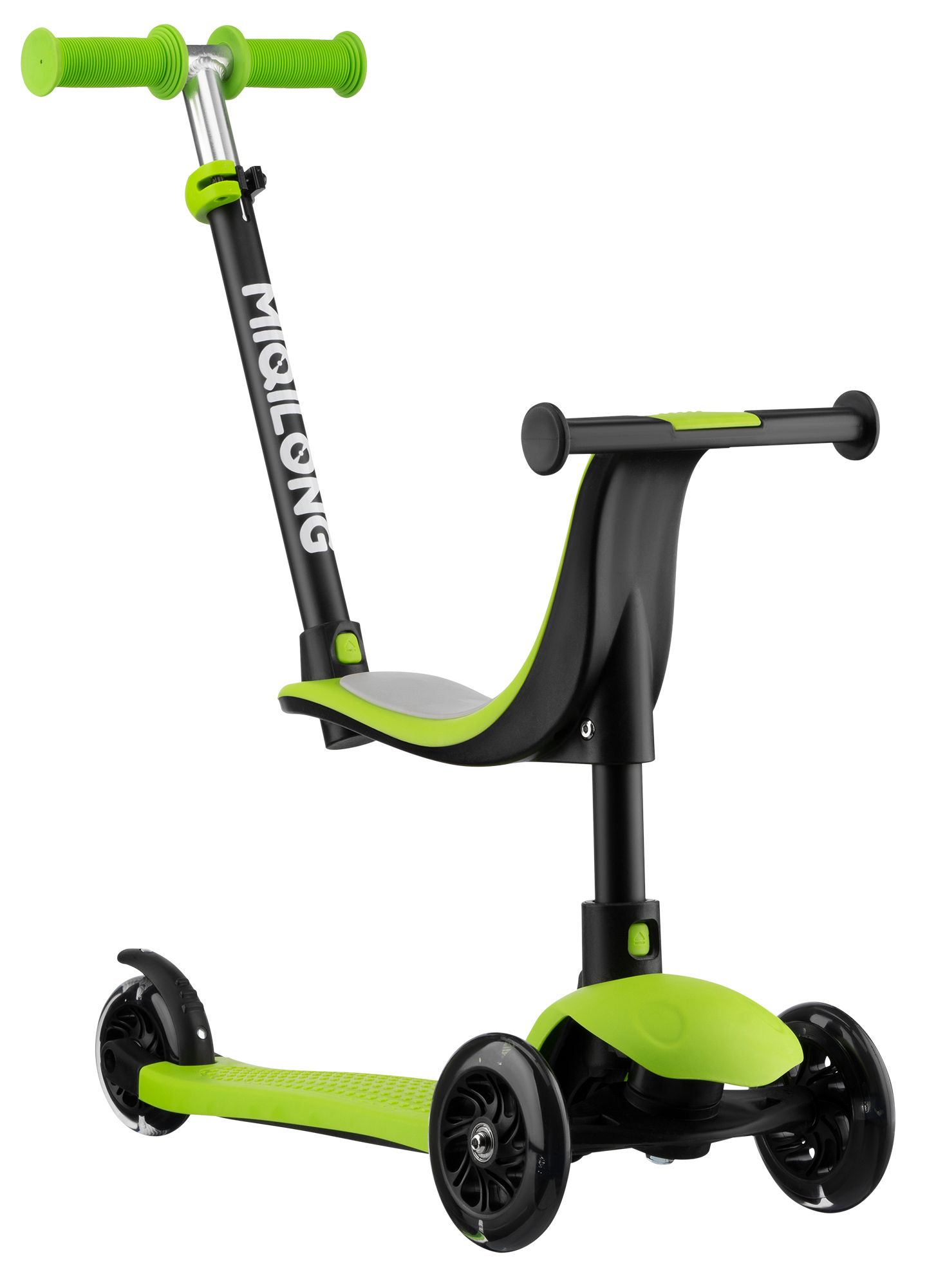

Самокат Miqilong Alamo 3 в 1 зелений (ALAMO-125-GREEN)