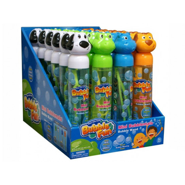 

Мильні бульбашки Bubble Fun Звірята 180 мл в асортименті (DHOBB10046)