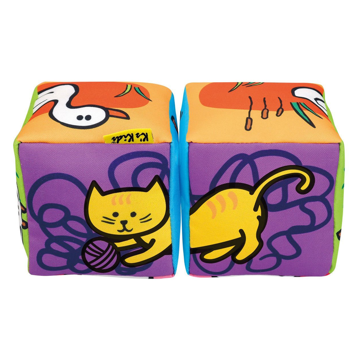 Акція на Розвивальні кубики K's Kids Тварини (KA10755-GB) від Будинок іграшок