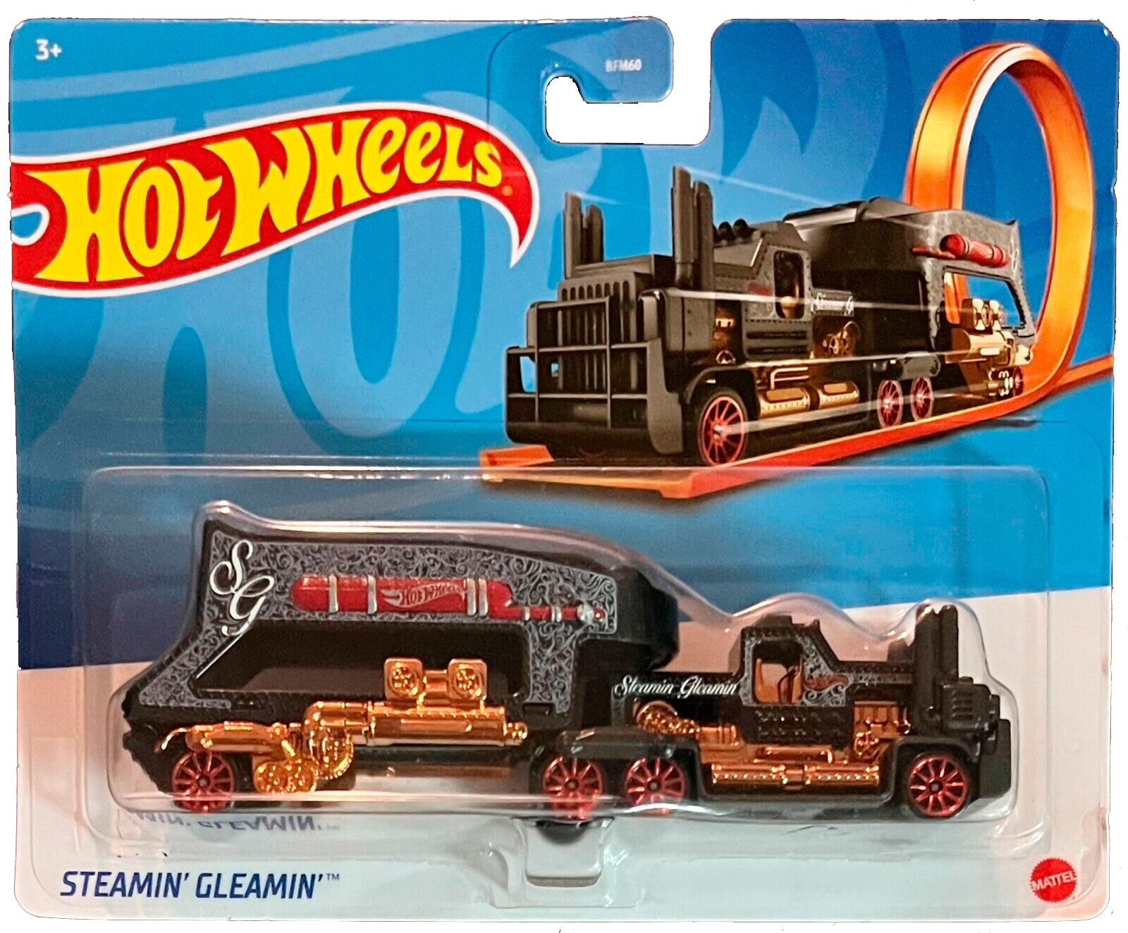 

Вантажівка-трейлер Hot Wheels Steamin Gleamin (BFM60/HFC94)