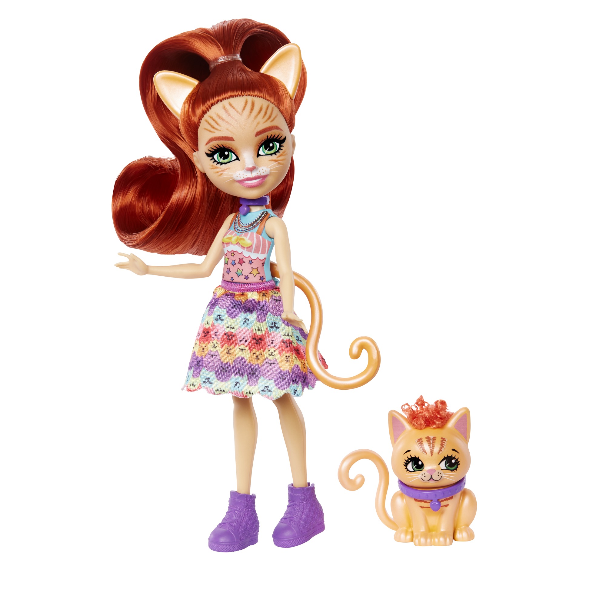 Акція на Лялька Enchantimals Руденька кішечка Тарла (HHB91) від Будинок іграшок