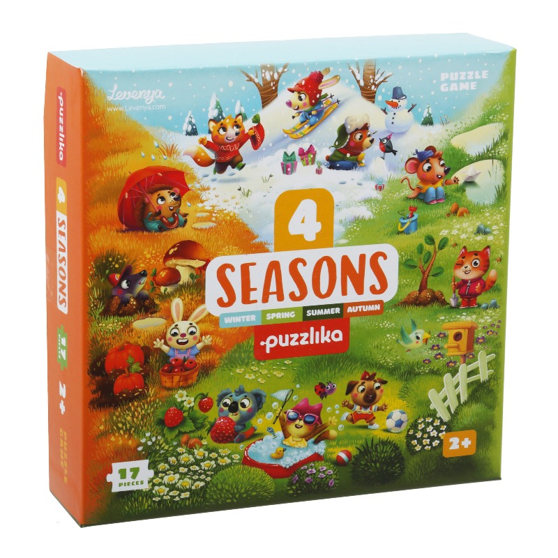 

Розвиваючі пазли Puzzlika 4 Сезони (15238)