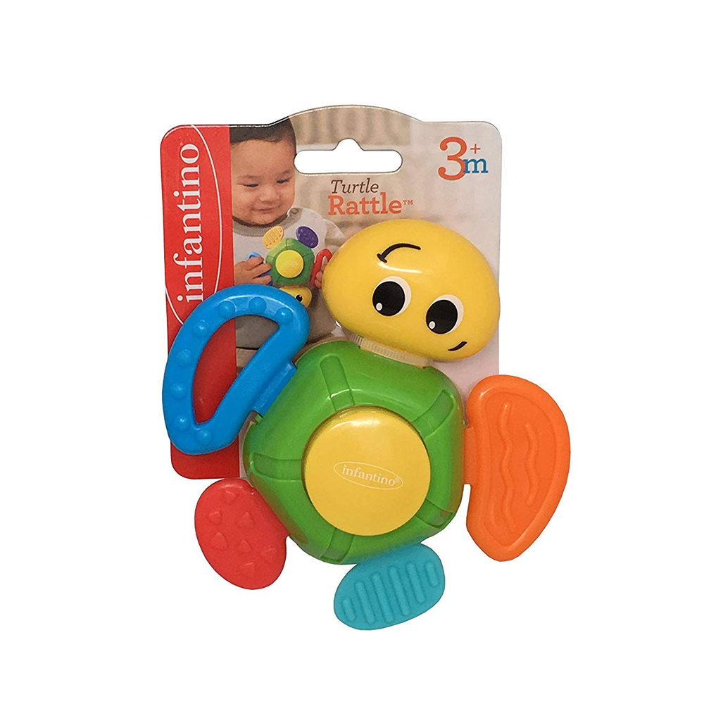 

Брязкальце Infantino Різнокольорова черепашка (216278)