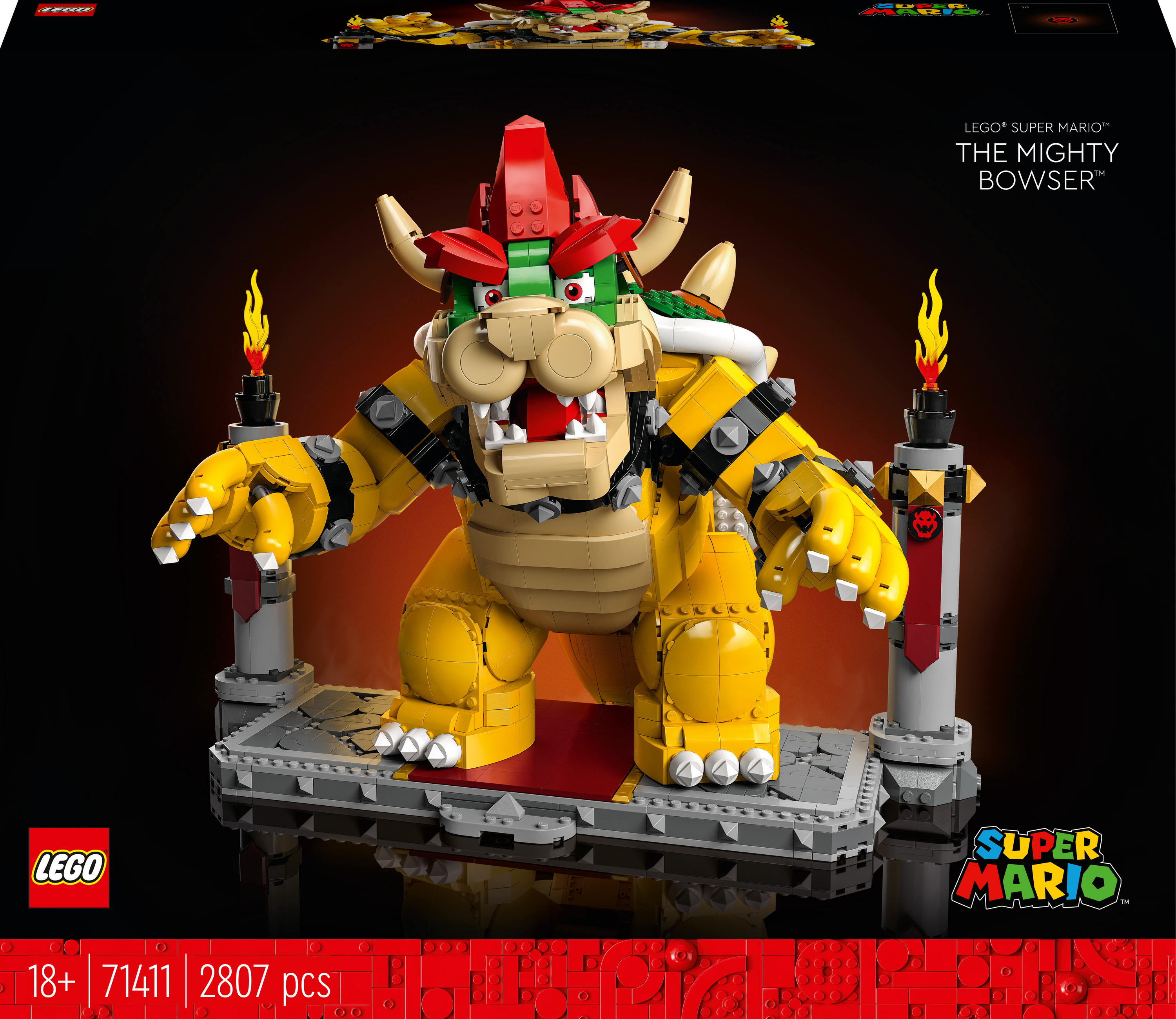 Акція на Конструктор LEGO Super Mario Могутній Боузер (71411) від Будинок іграшок