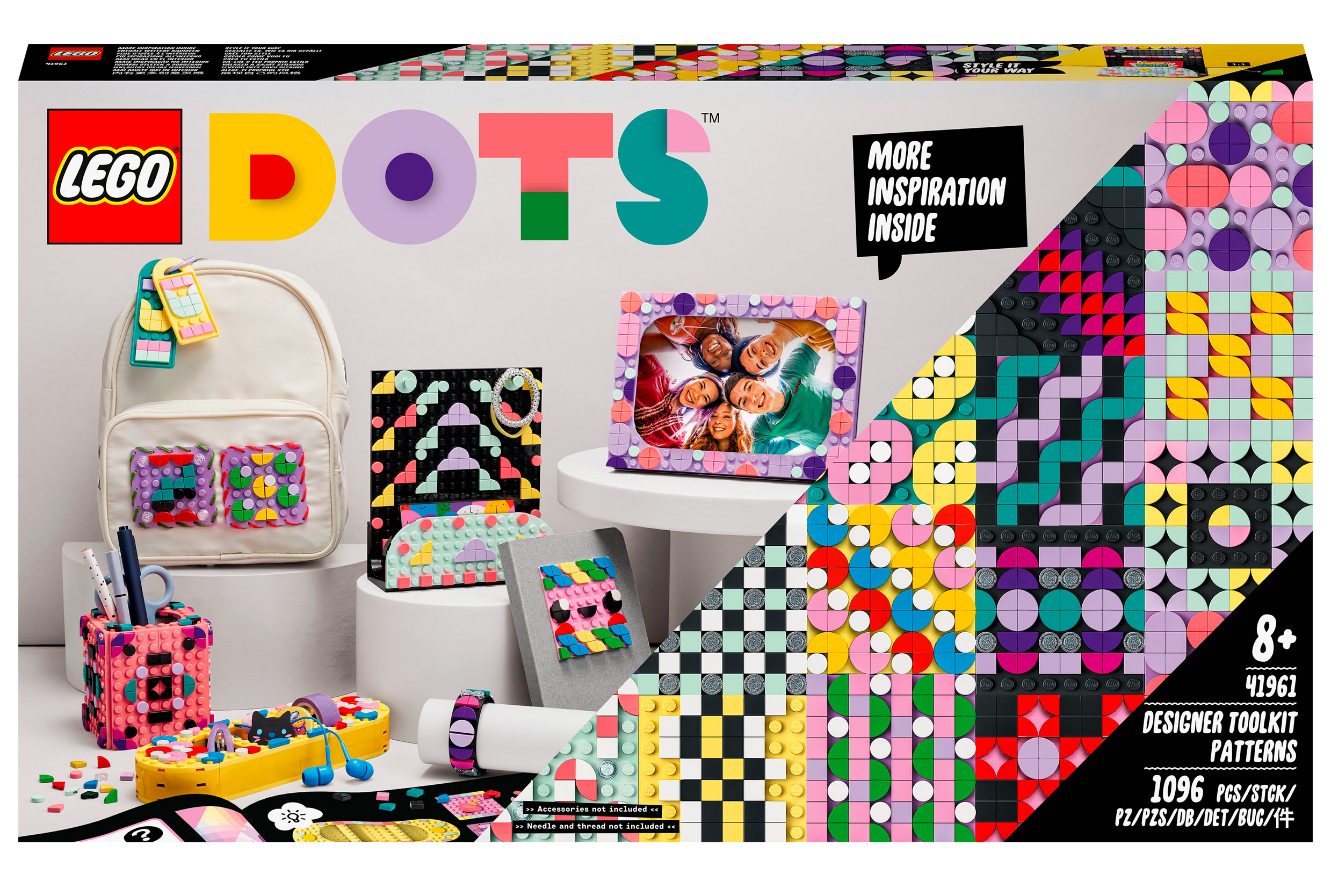 

Конструктор LEGO DOTs Дизайнерський набір – Візерунки (41961)