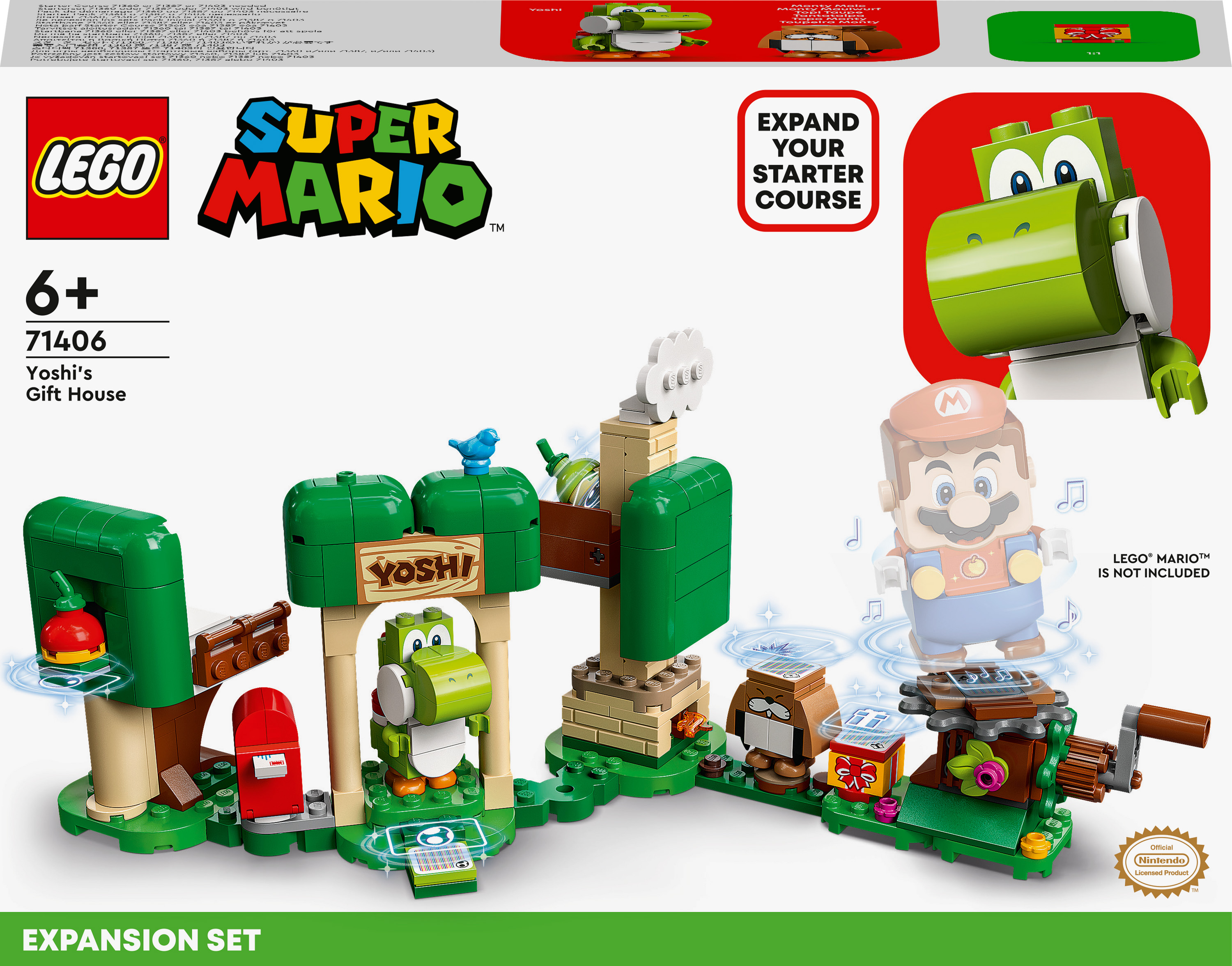 

Конструктор LEGO Super Mario Додатковий набір «Будинок подарунків Йоші» (71406)