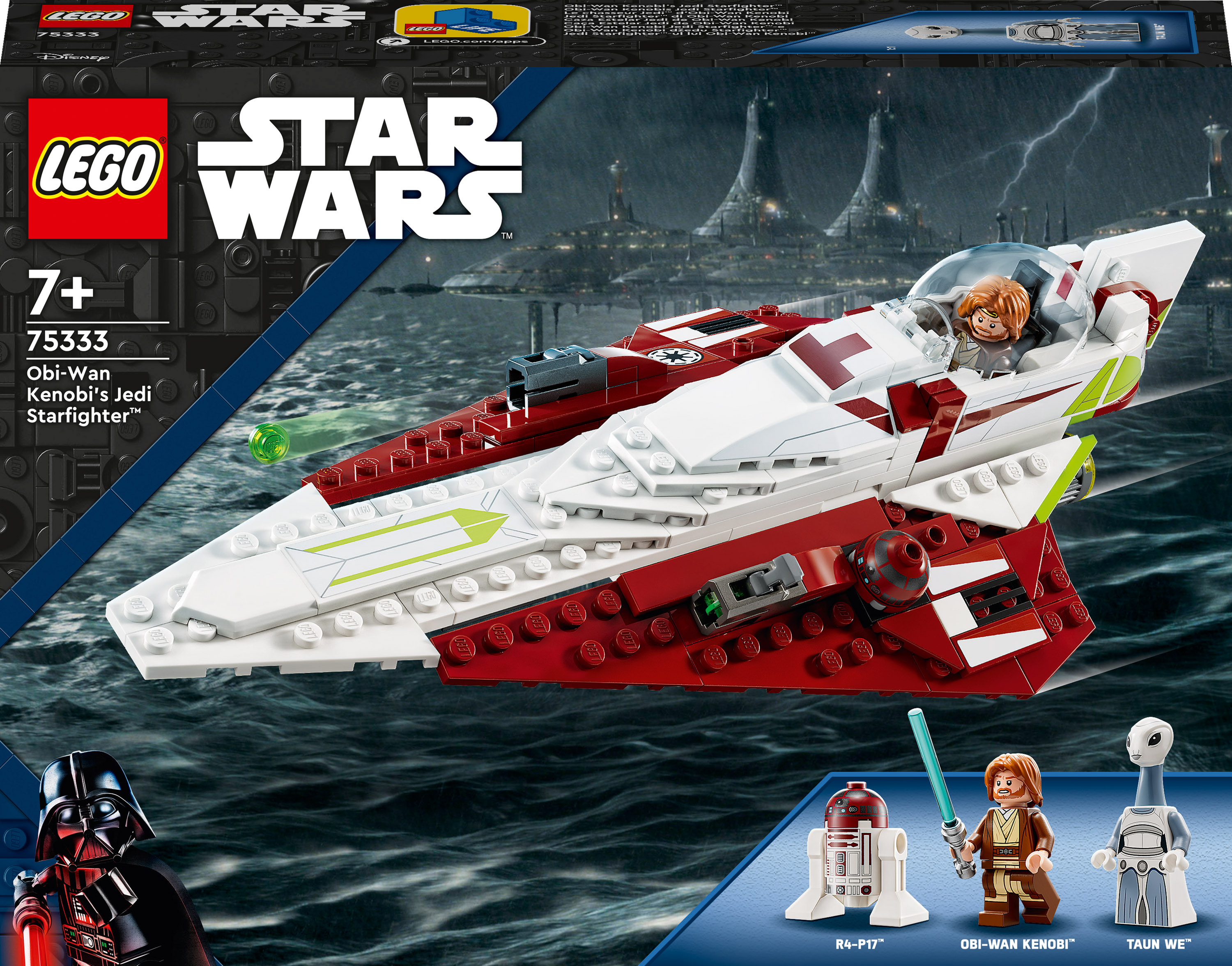 Акція на Конструктор LEGO Star Wars Джедайський винищувач Обі-Вана Кенобі (75333) від Будинок іграшок