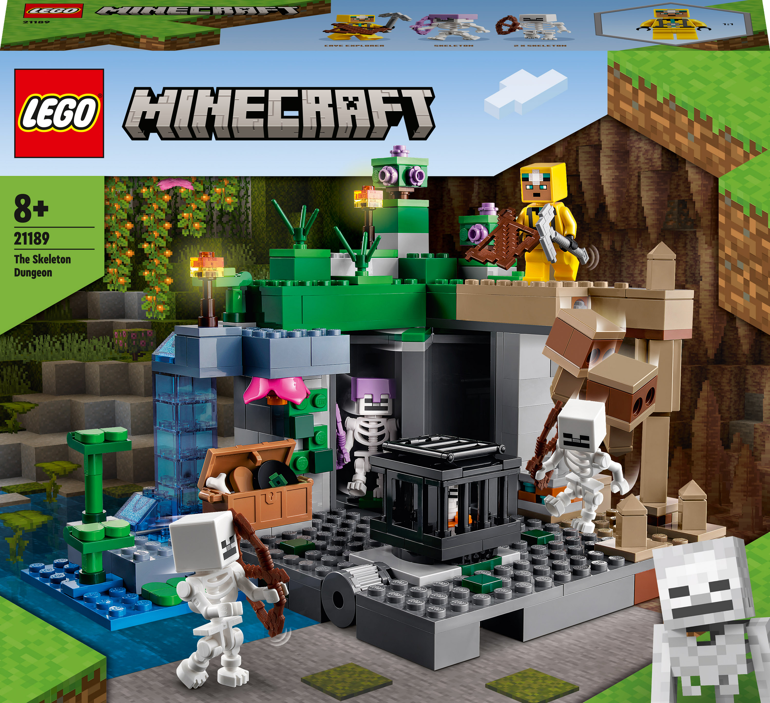 Акція на Конструктор LEGO Minecraft Підземелля скелетів (21189) від Будинок іграшок