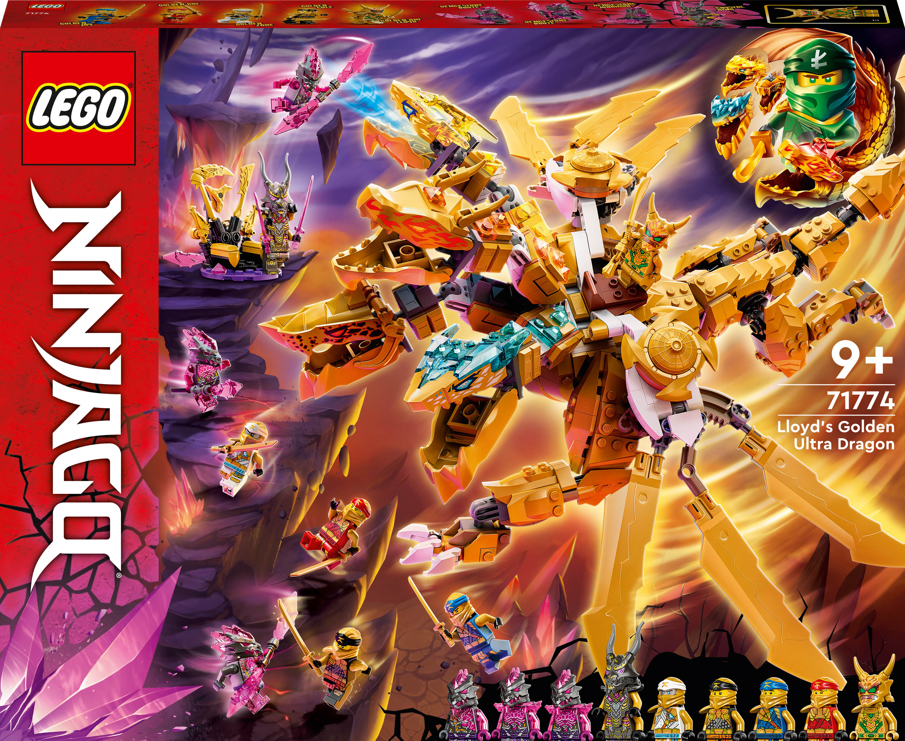 

Конструктор LEGO NINJAGO Золотий ультрадракон Ллойда (71774)