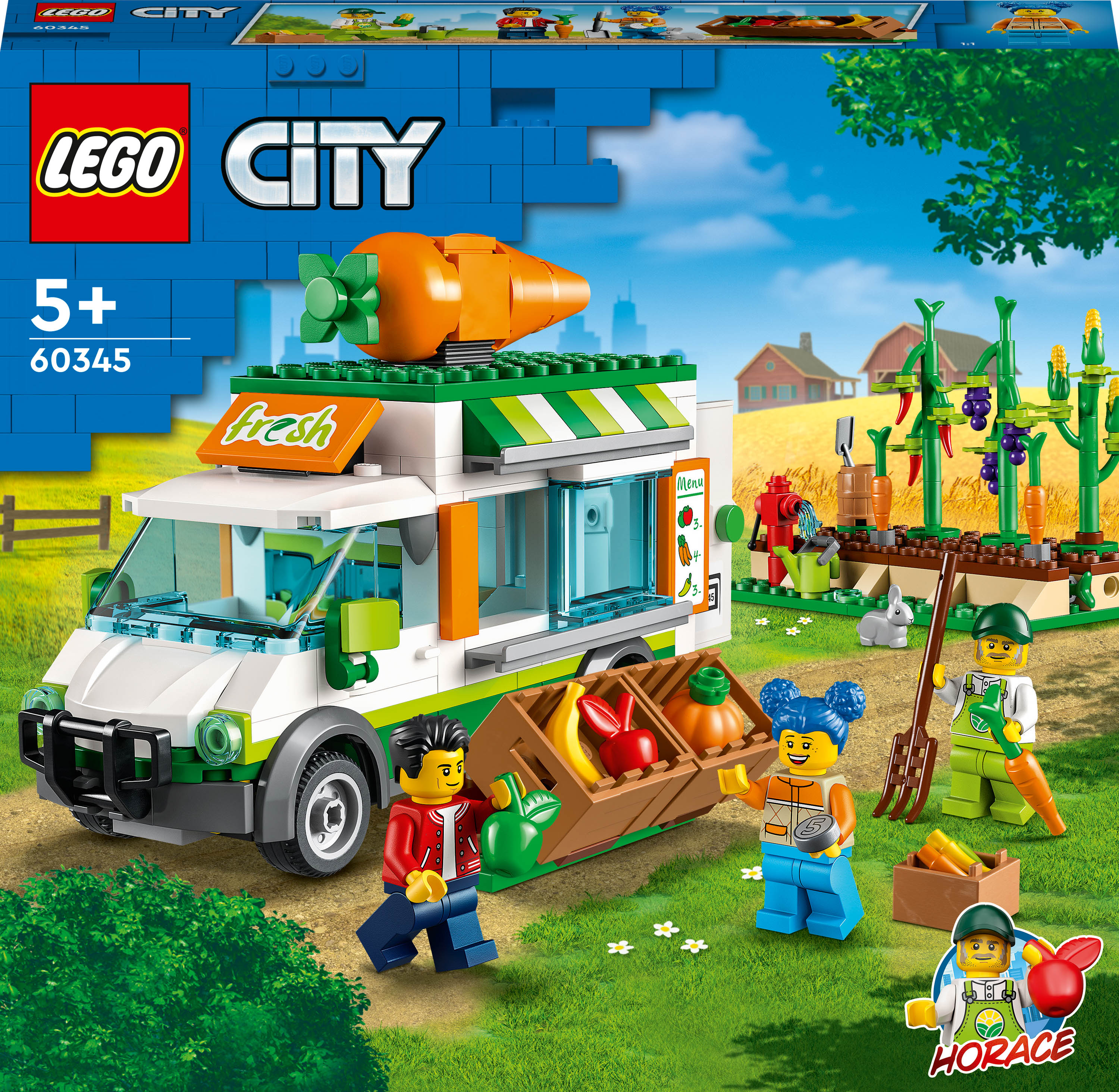 

Конструктор LEGO City Фургон фермерского рынка (60345)