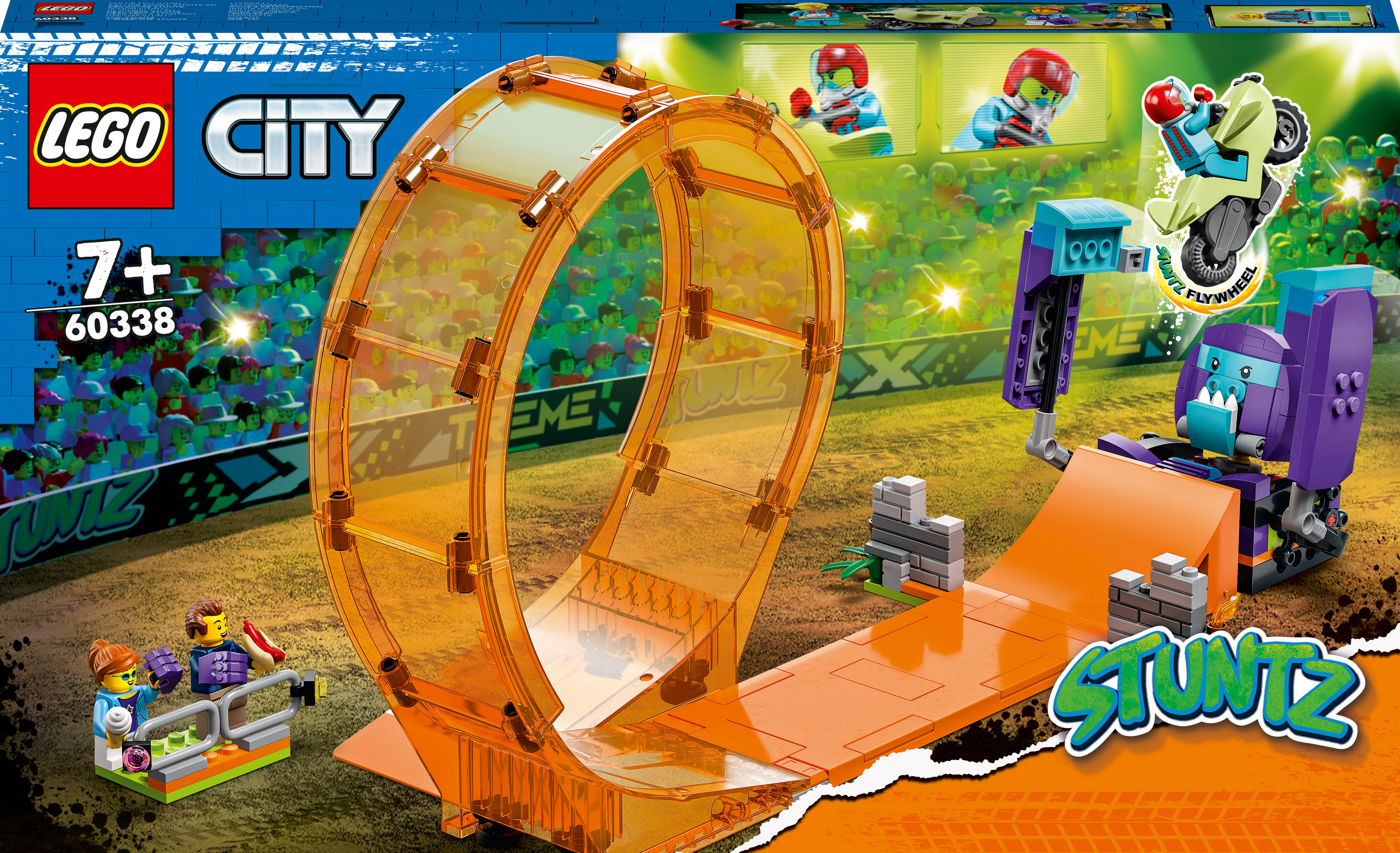

Конструктор LEGO City Каскадерська петля «Удар Шимпанзе» (60338)