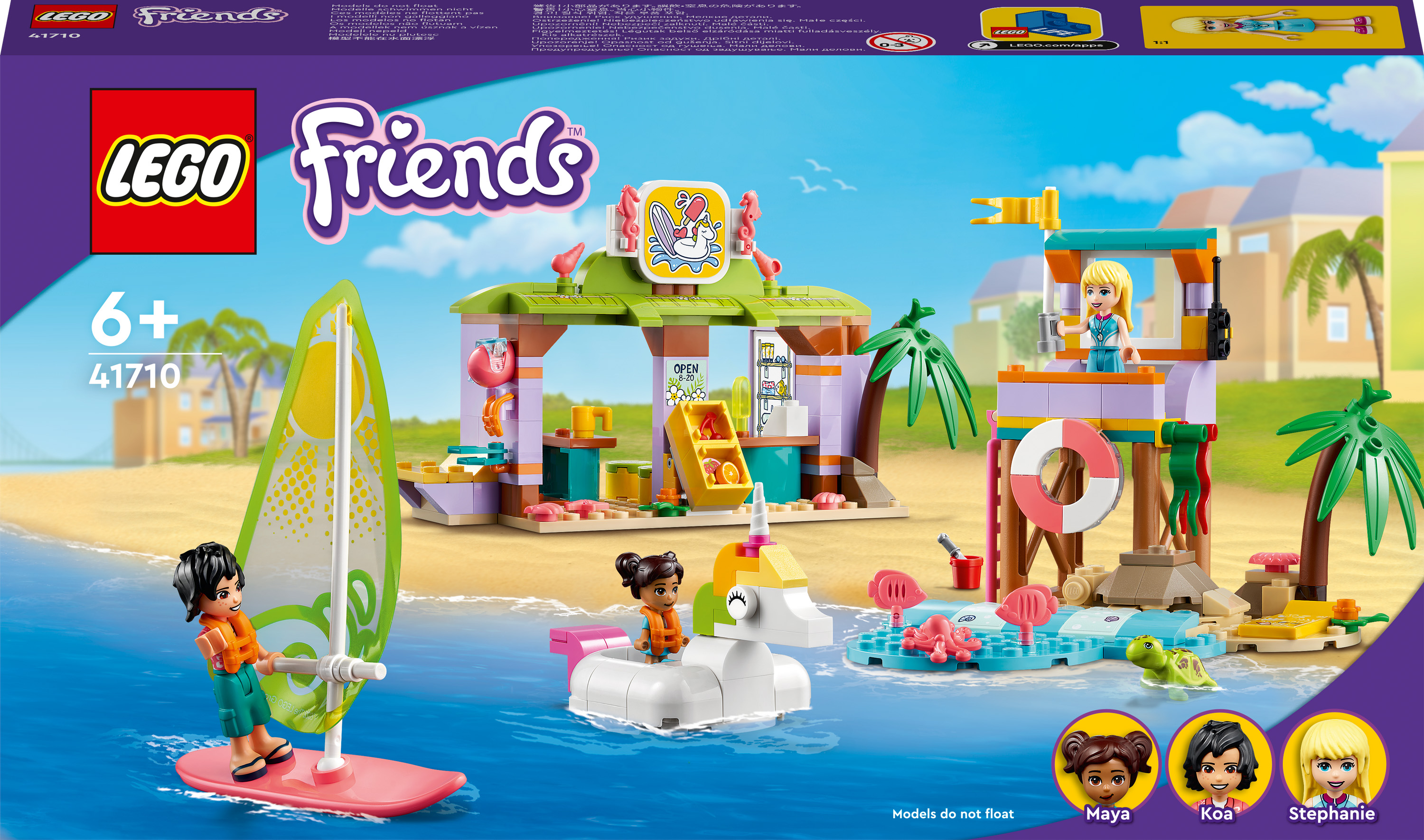 

Конструктор LEGO Friends Пляжные развлечения серферов (41710)