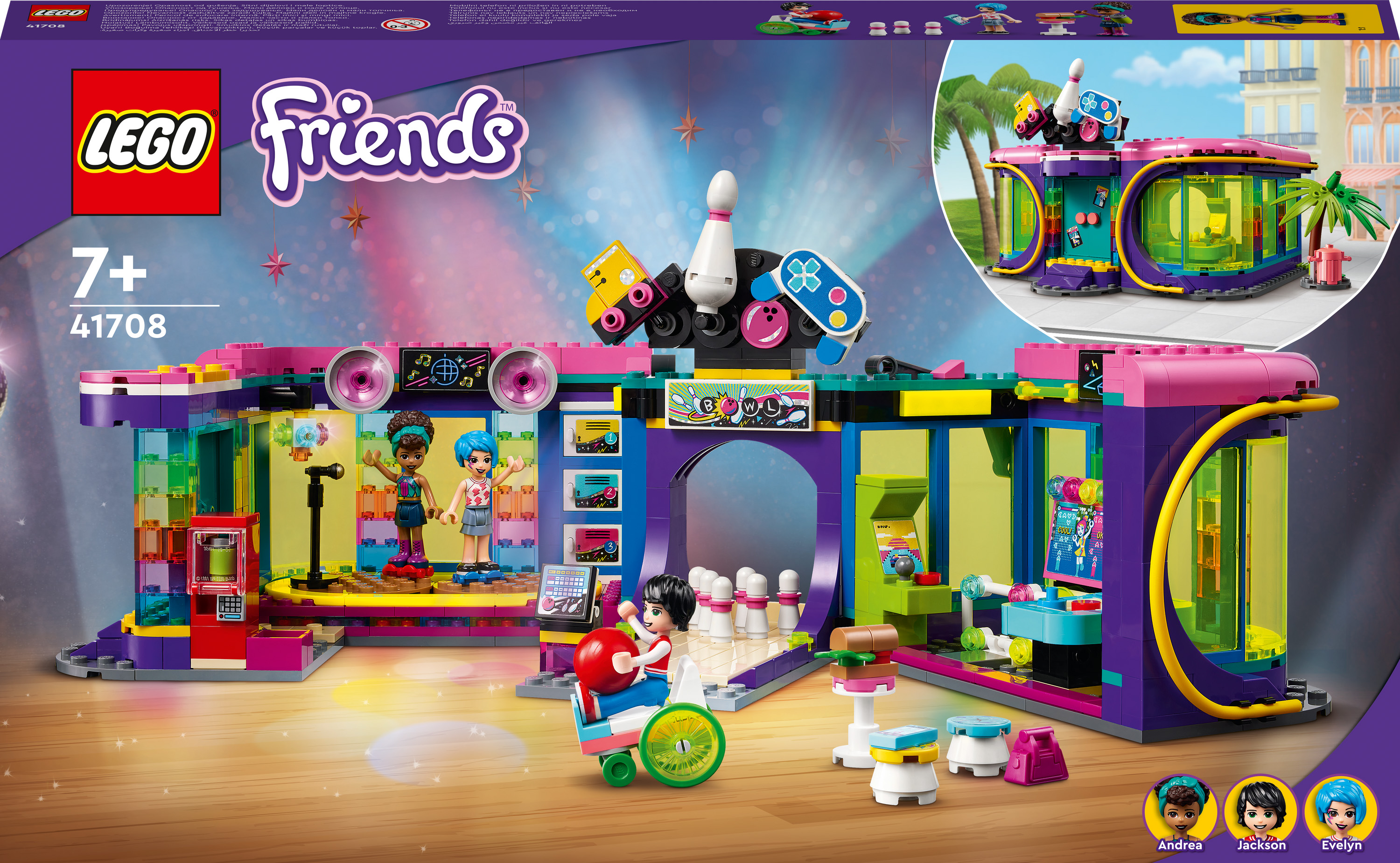 

Конструктор LEGO Friends Диско-аркада на роликах (41708)