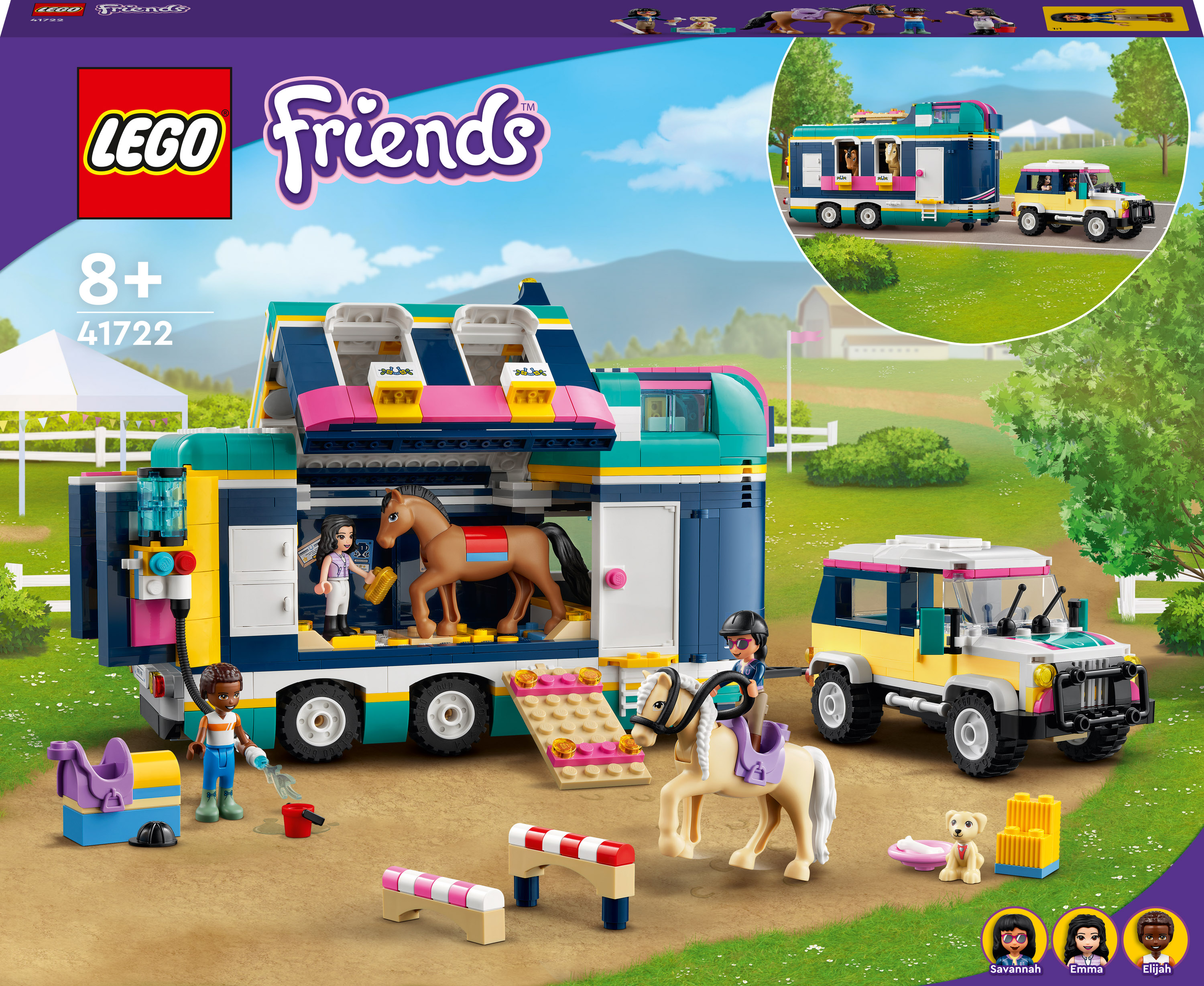 

Конструктор LEGO Friends Фургон на виставці коней (41722)