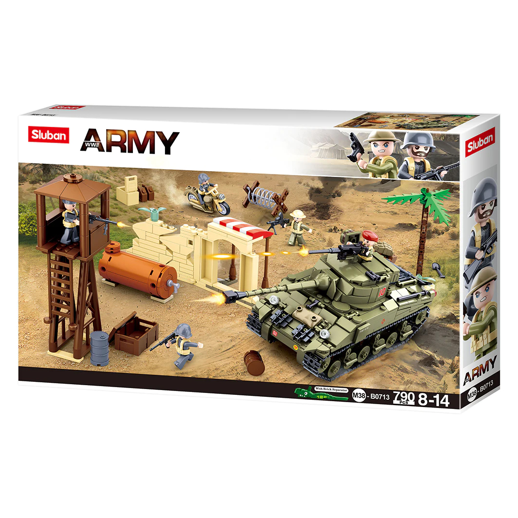 

Конструктор Sluban Army Захоплення бази 790 деталей (M38-B0713)