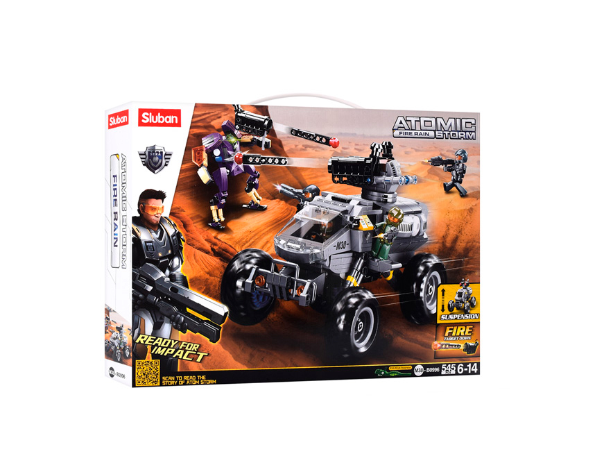 

Конструктор Sluban Atomic Storm Піхота 545 деталей (M38-B0996)