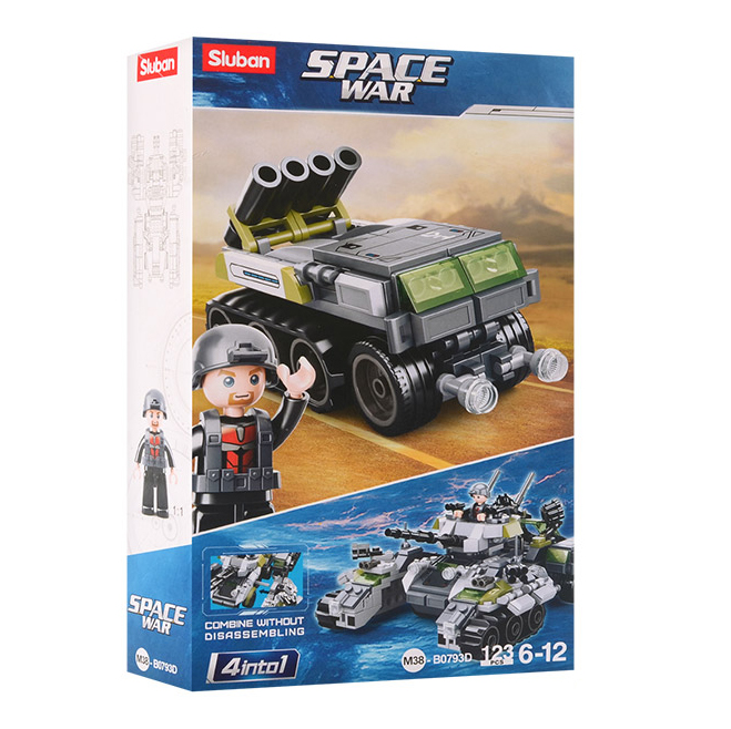 

Конструктор Sluban Space war Військова машина (M38-B0793D)
