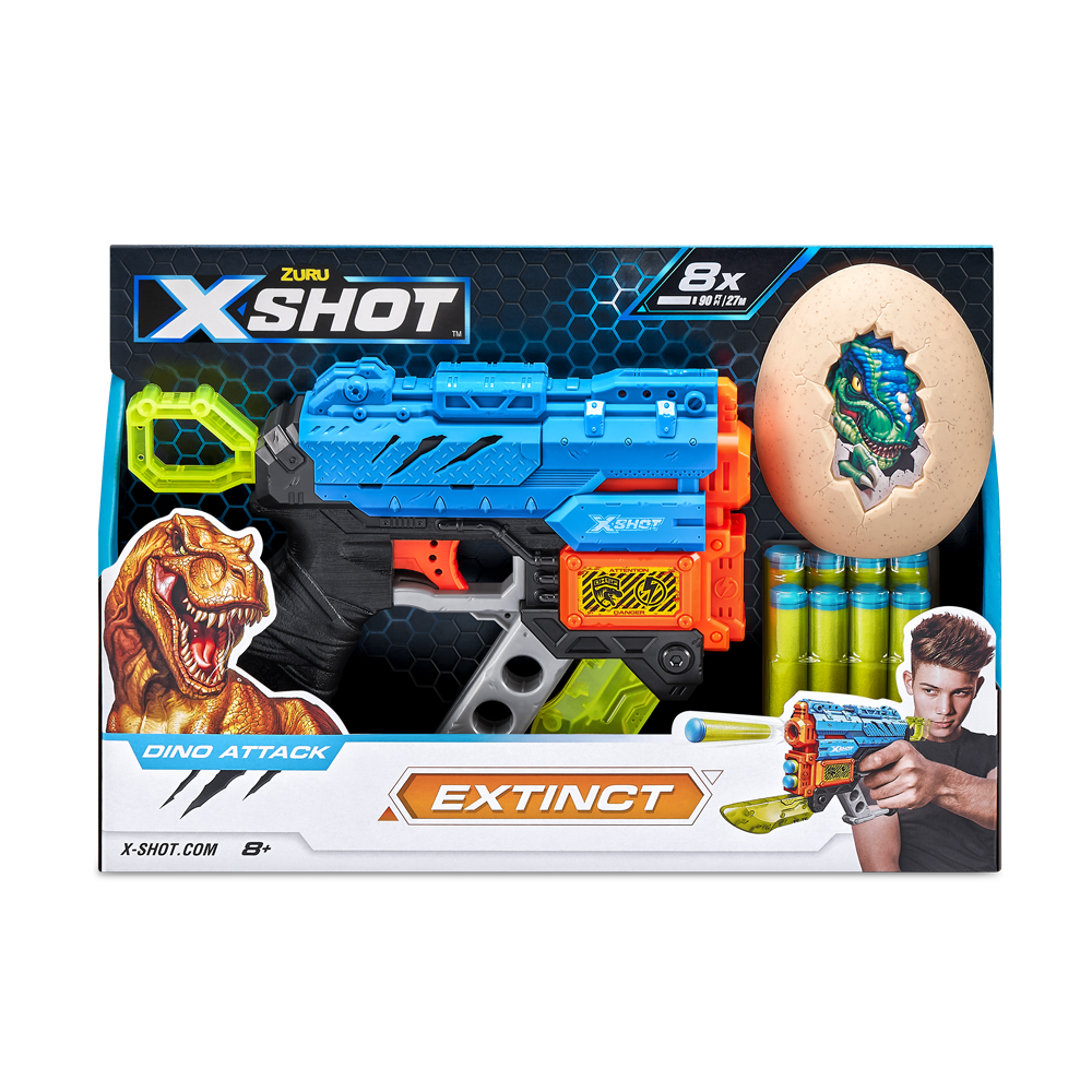 

Швидкострільний бластер X-Shot Dino Extinct New (4870R)