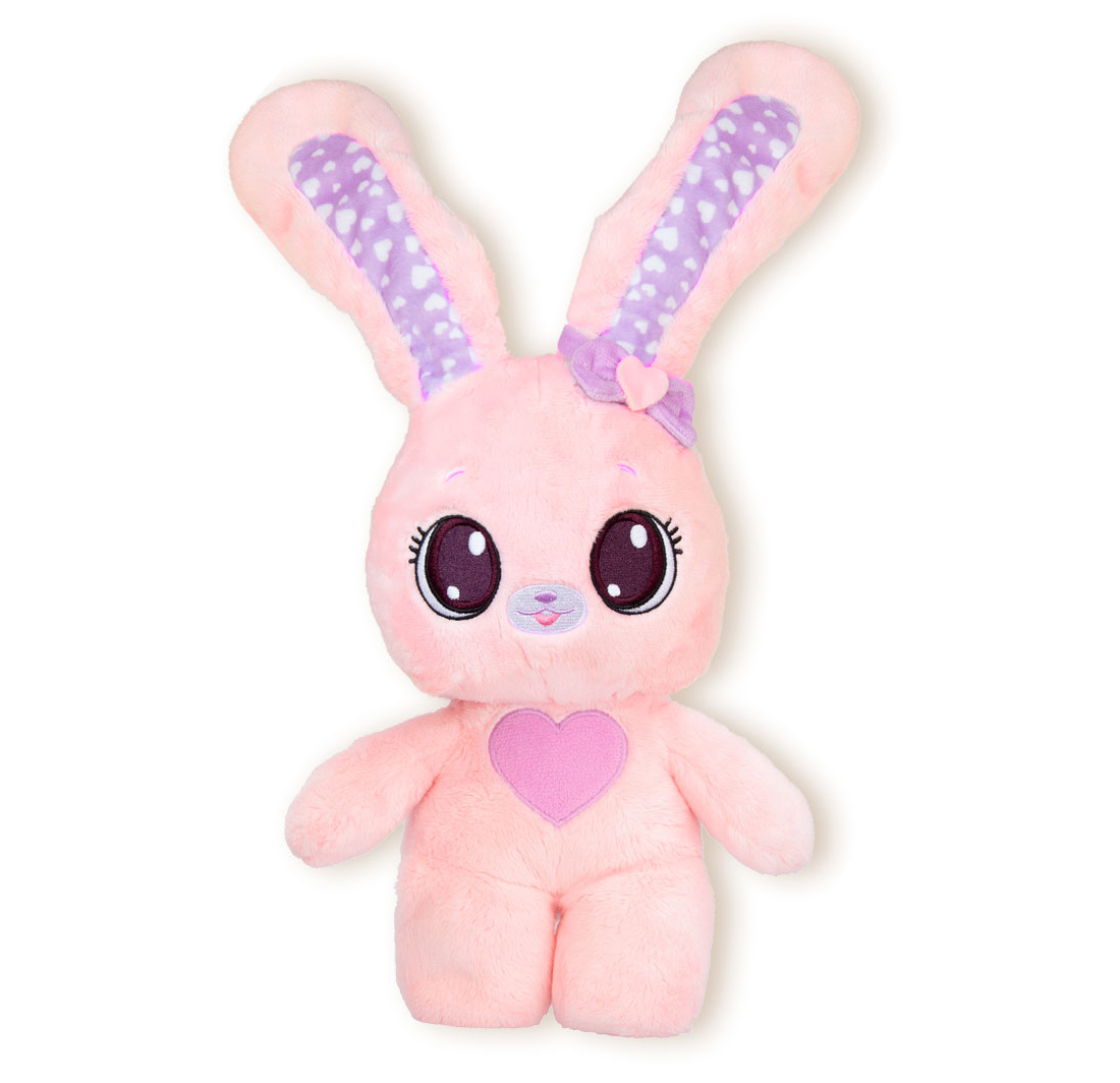 Акція на М'яка іграшка Peekapets Кролик рожевий 28 см (906778) від Будинок іграшок