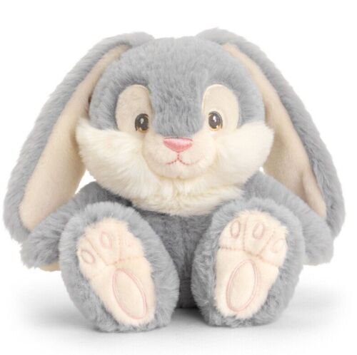 

М'яка іграшка Keel Toys Кроленя-латки на п'ятках сіре 15 см (SE1361/2)