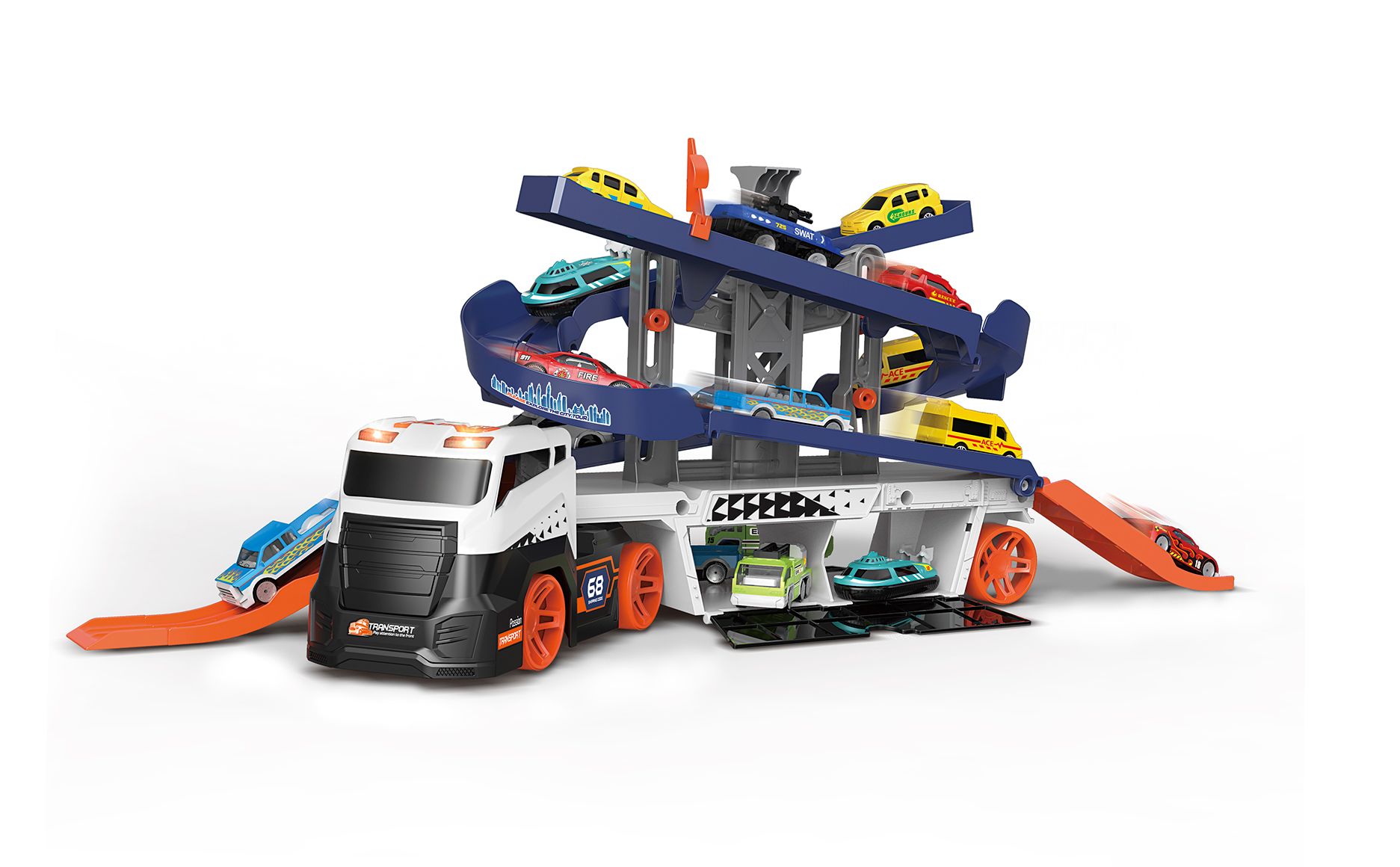 Акция на Ігровий набір Lunatik Вантажівка Автотрек (LNK-STT7563) от Будинок іграшок