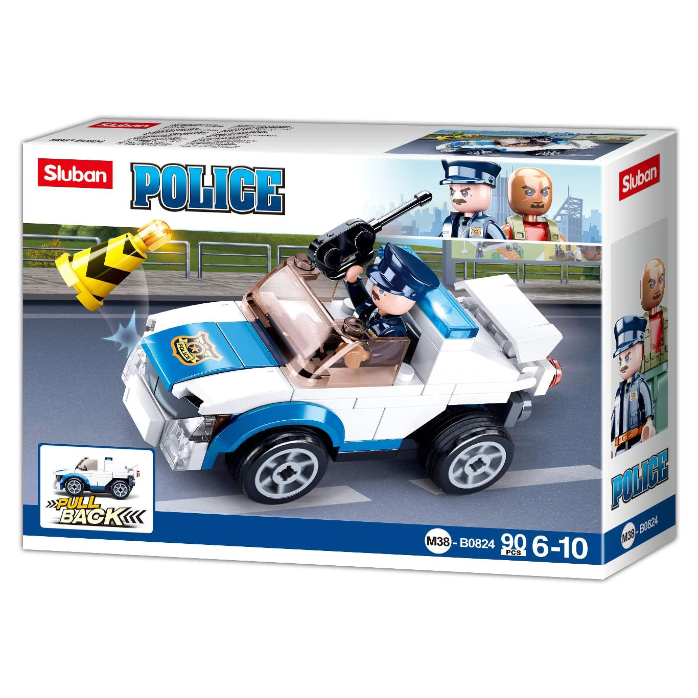 

Конструктор Sluban Police Поліцейський джип (M38-B0824)