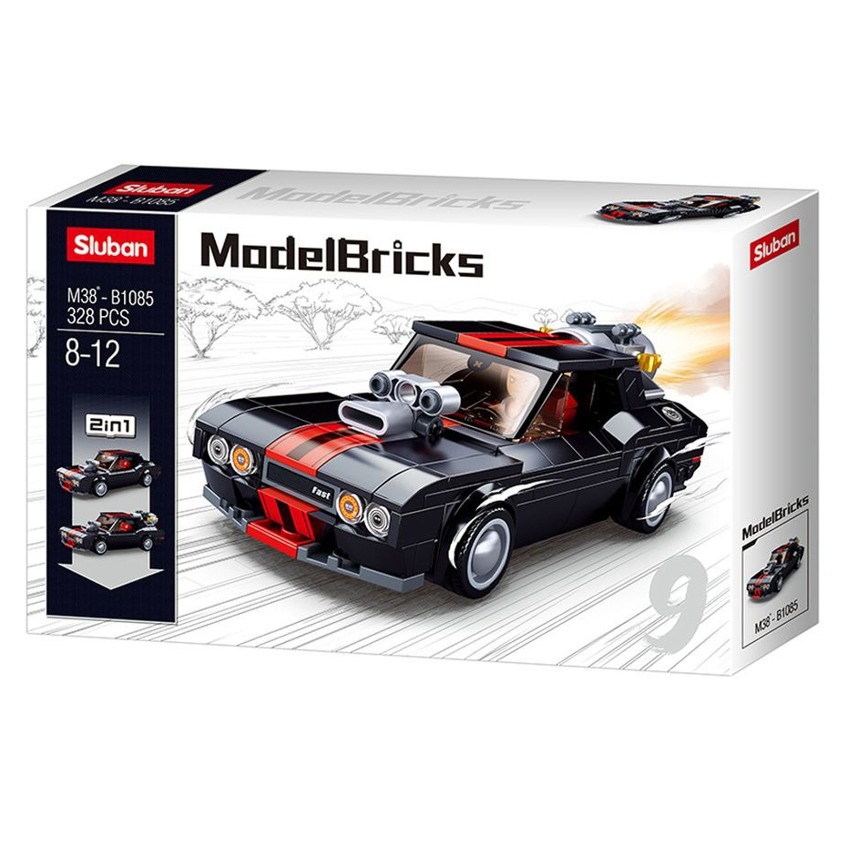 

Конструктор Sluban Model bricks Машинка трансформер (M38-B1085)