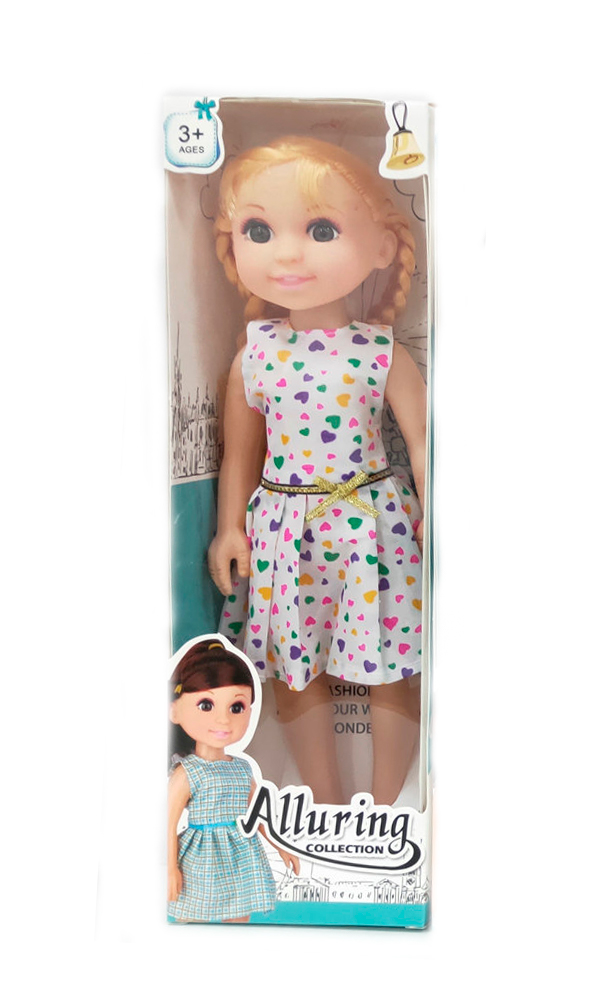 

Лялька DIY Toys Блондинка в сукні з сердечками (CJ-2201537/1)