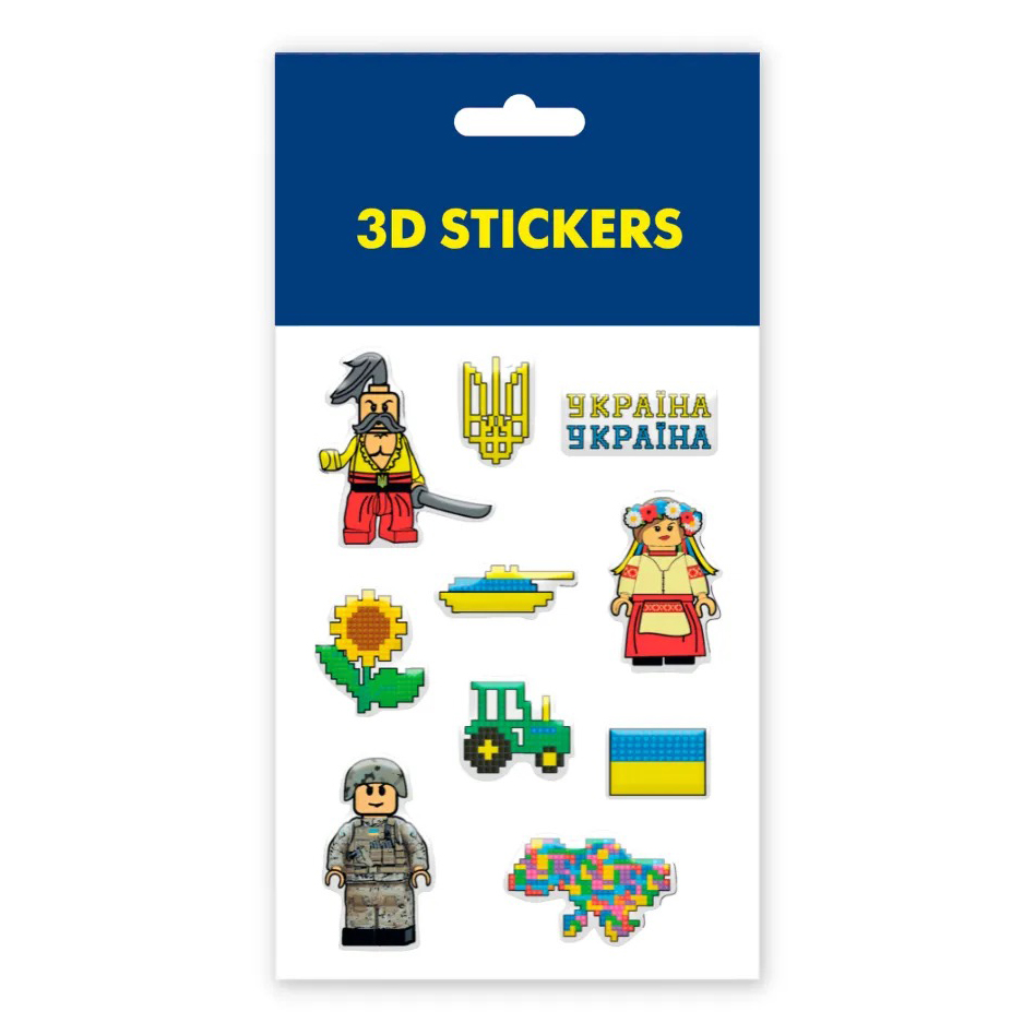 

​Набір стікерів Tattooshka Український конструктор (SB-11)