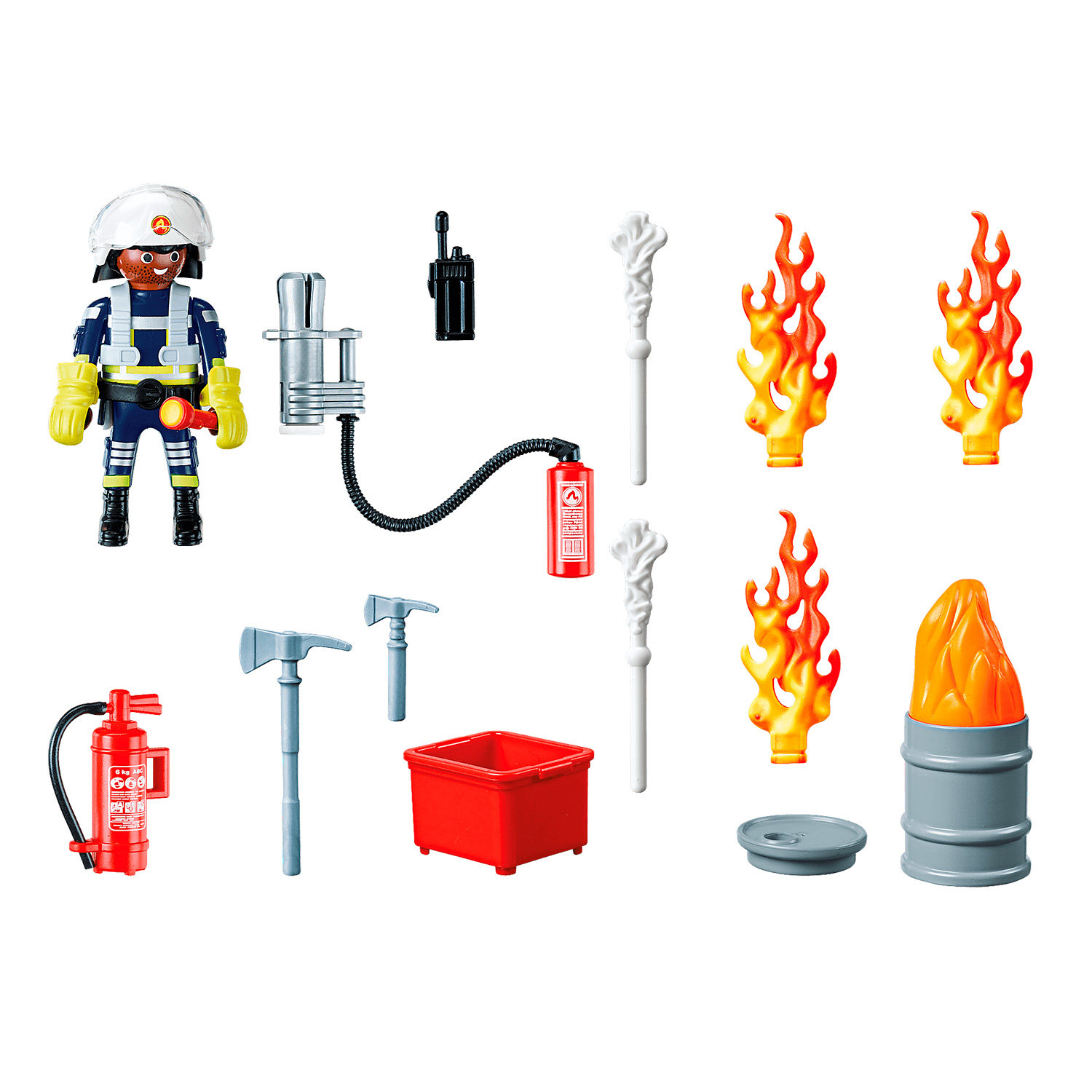 Акция на Конструктор Playmobil Набір пожежників (70291) от Будинок іграшок