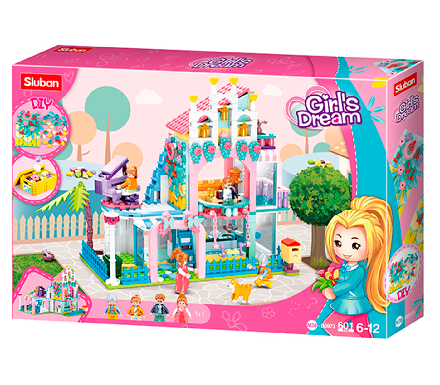 

Конструктор Sluban Girls Dream Квартира 596 деталі (M38-B0973)