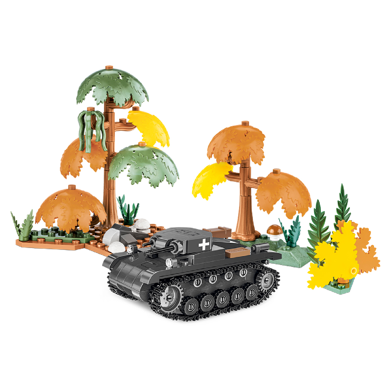 

Конструктор COBI Друга Світова Війна Танк Panzer II 250 деталей (COBI-2718)