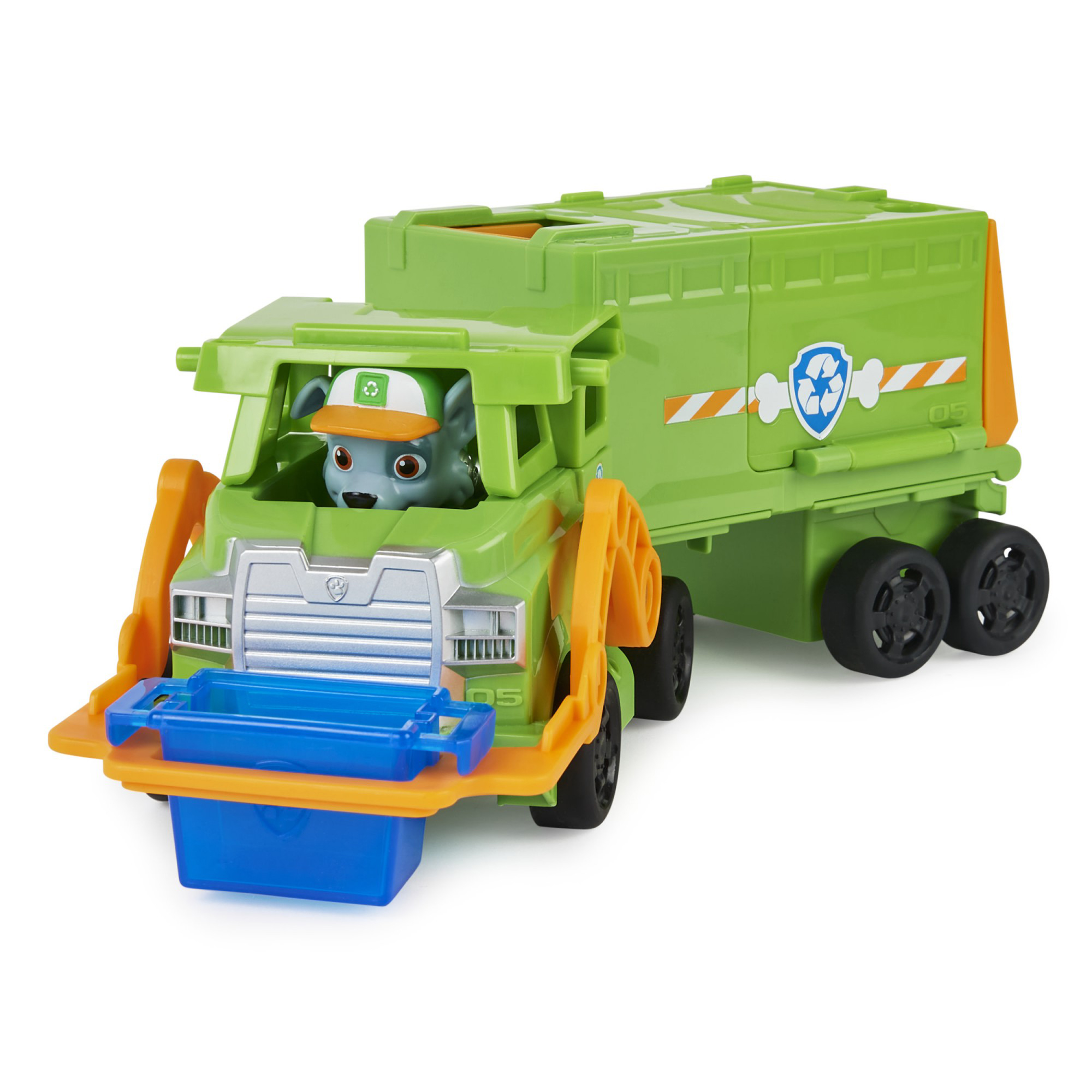 

​Набір Paw Patrol Big truck Великий рятувальний автомобіль-трансформер з водієм Роккі (SM17776/6295)