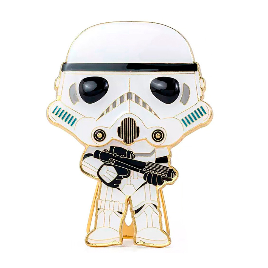 Акція на Пін Funko Pop Star Wars Штурмовик зі зброєю (STPP0007) від Будинок іграшок