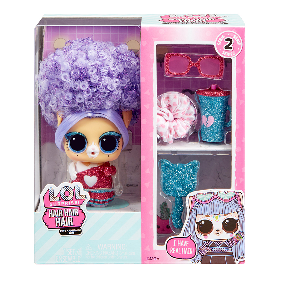 

​Ігровий набір LOL Surprise Hair Hair Hair Стильні зачіски Disco Doggie (584469/HHH-215)