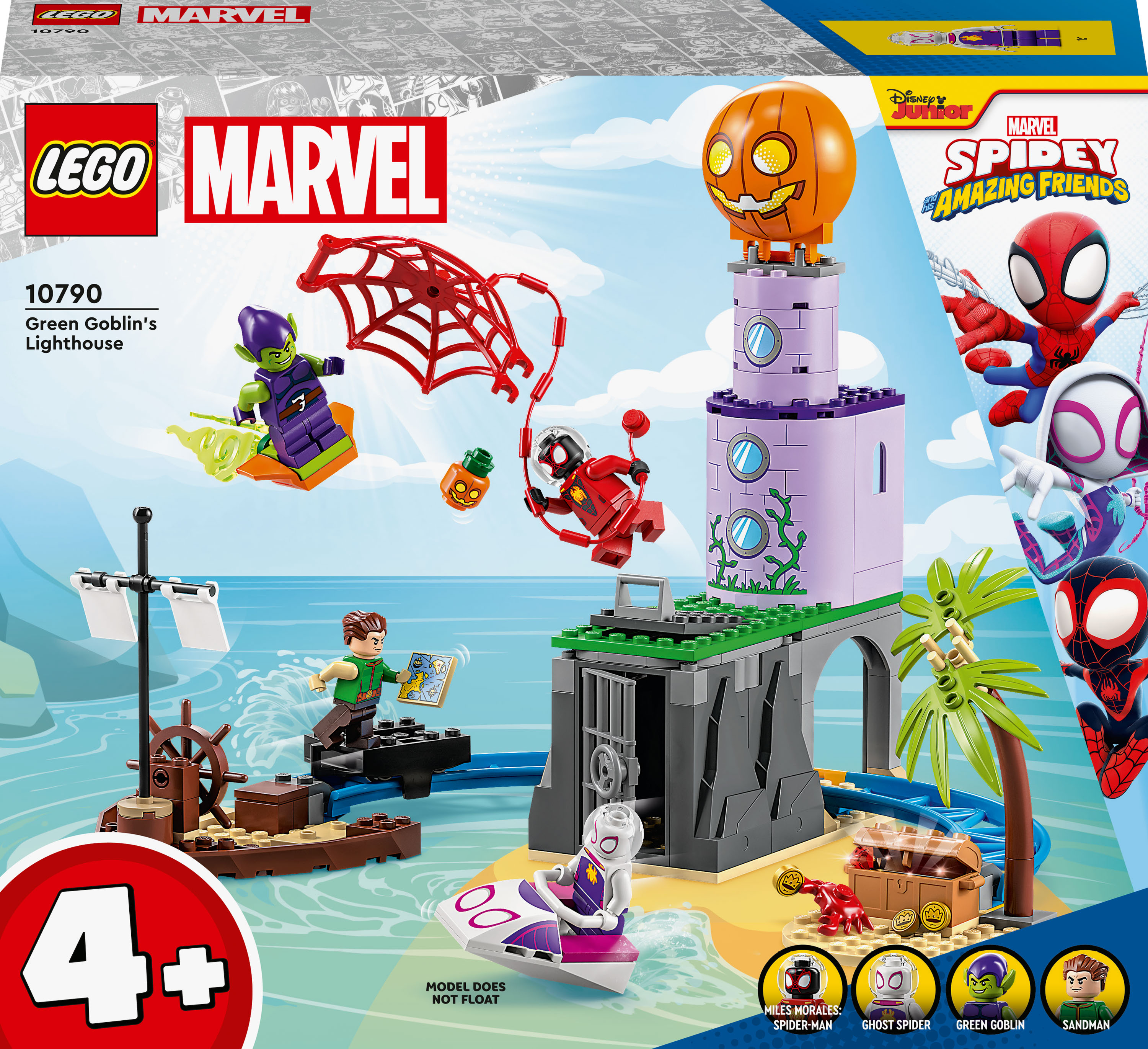 

Конструктор LEGO Marvel Команда Павука на маяку Зеленого Гобліна (10790)