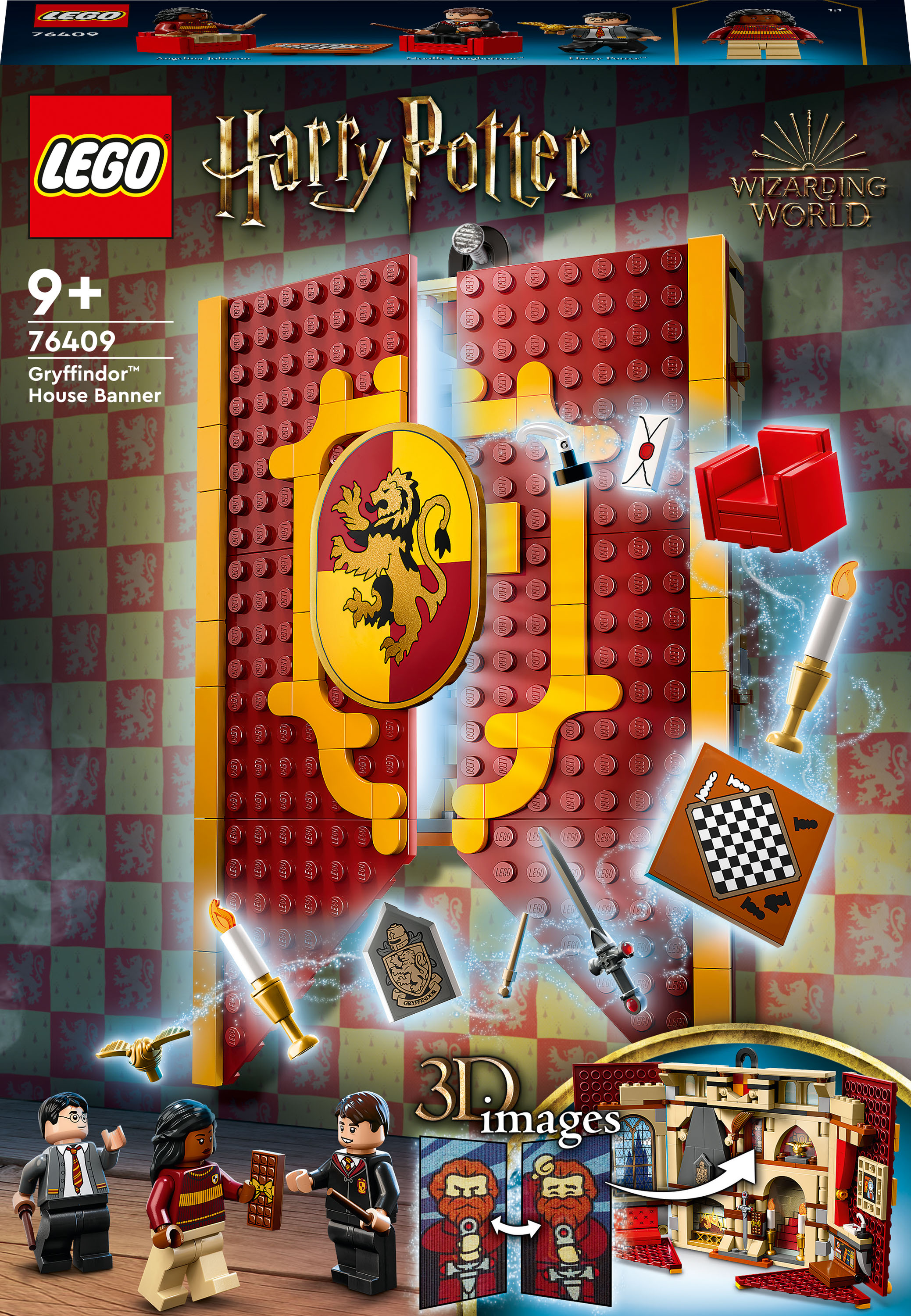 

Конструктор LEGO Harry Potter Прапор гуртожитку Ґрифіндор (76409)