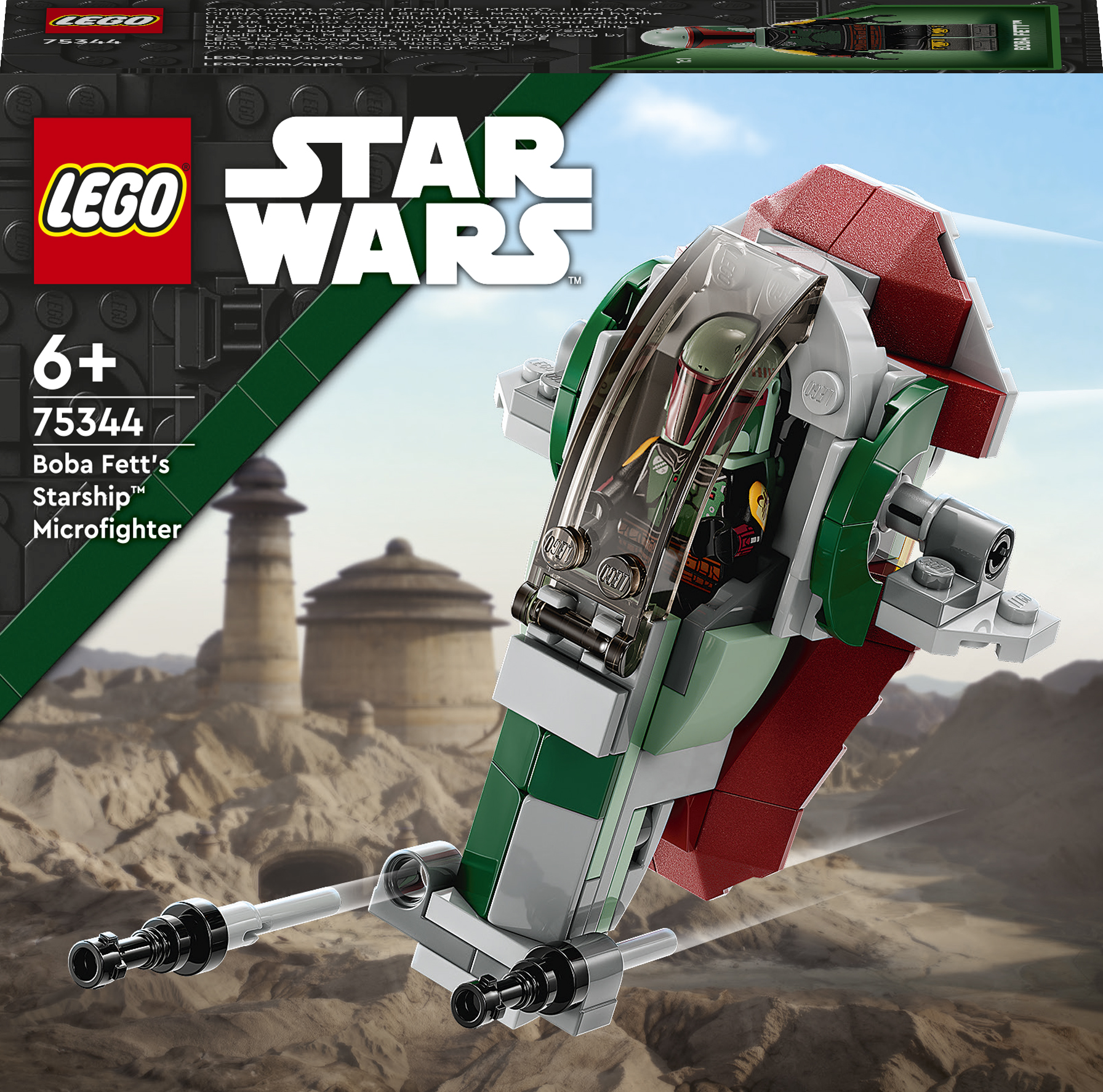 

Конструктор LEGO Star Wars Мікровинищувач зореліт Боба Фетта (75344)