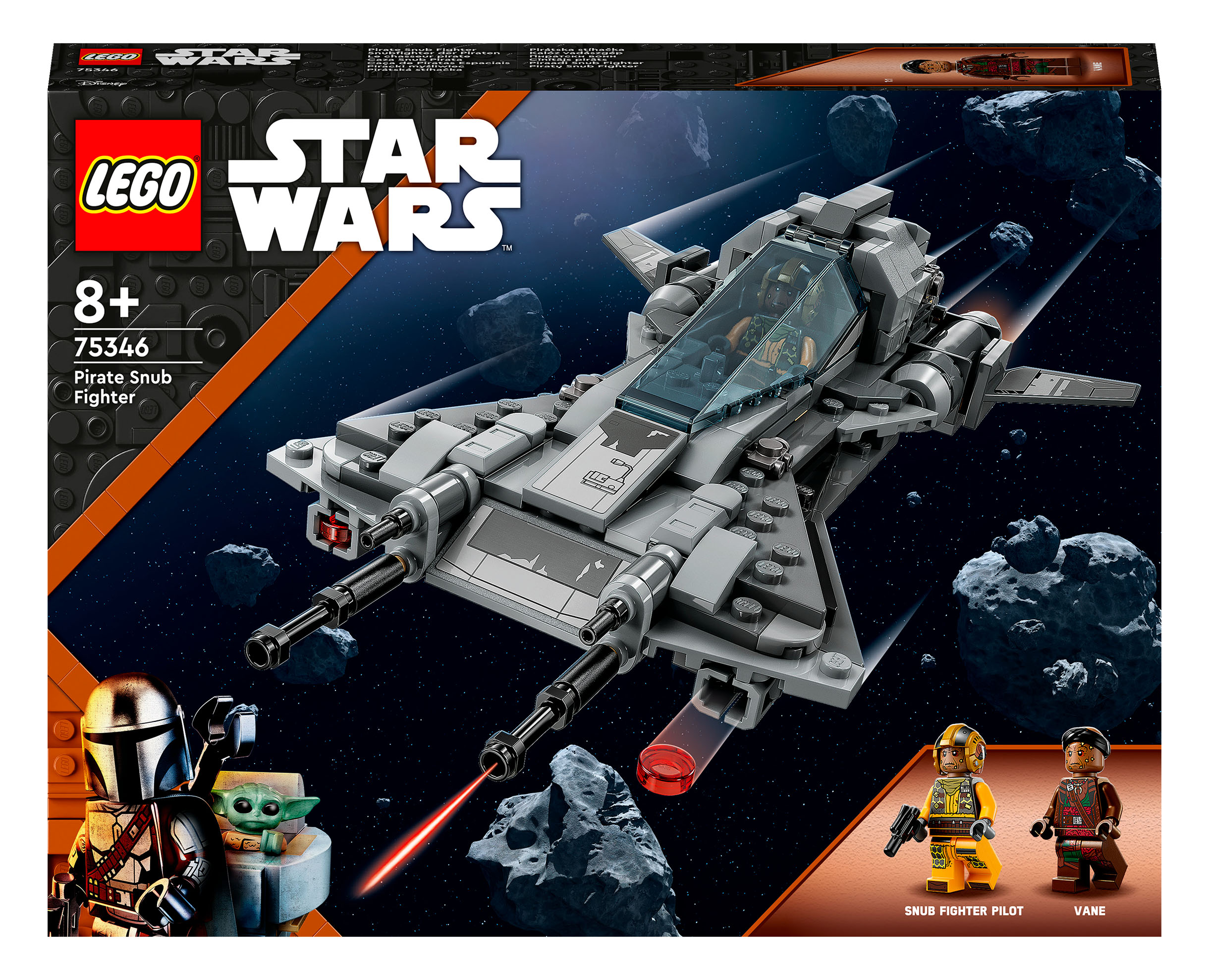 

Конструктор LEGO Зоряні війни Човник-винищувач піратів (75346)