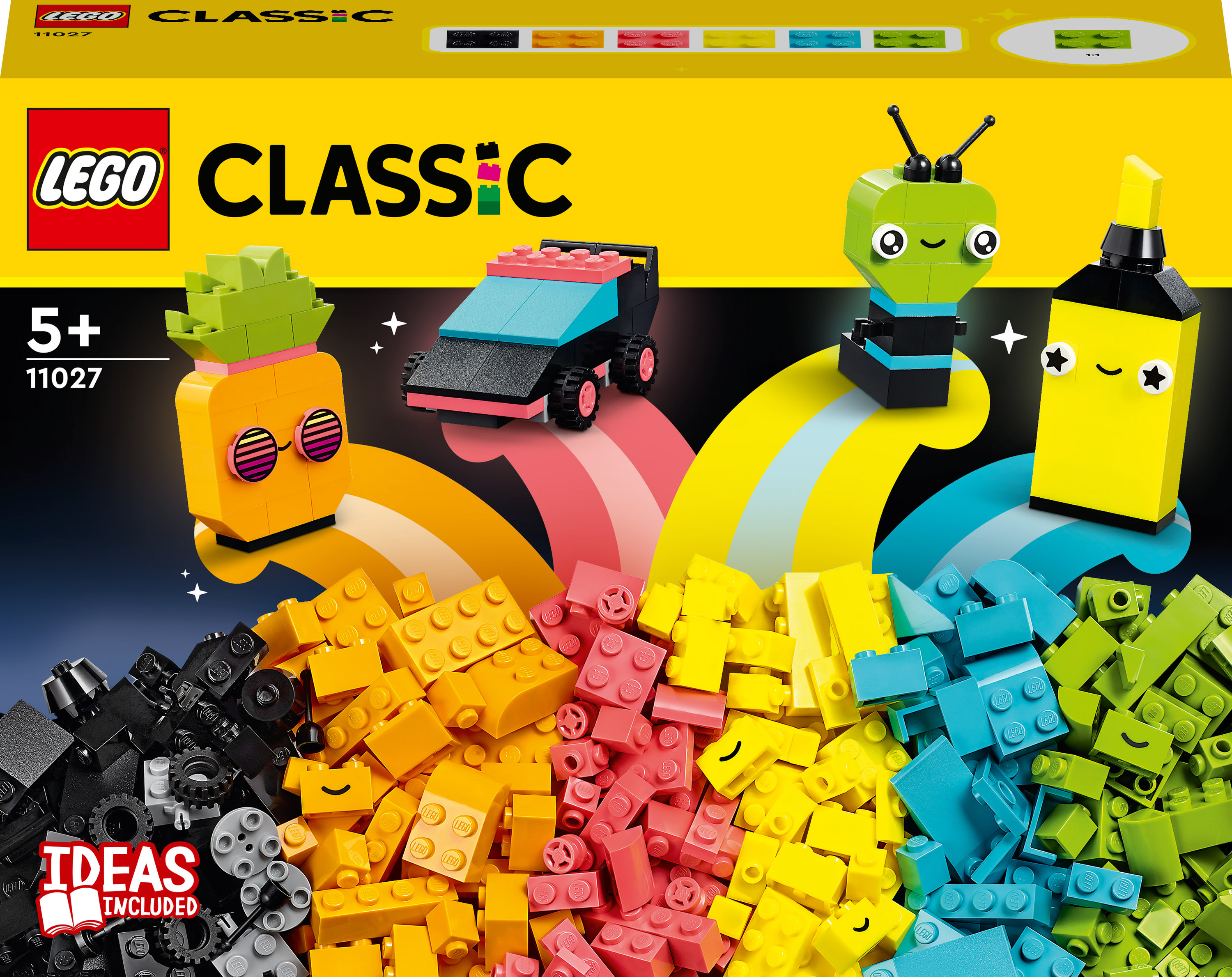 

Конструктор LEGO Класика Творчі неонові веселощі (11027)
