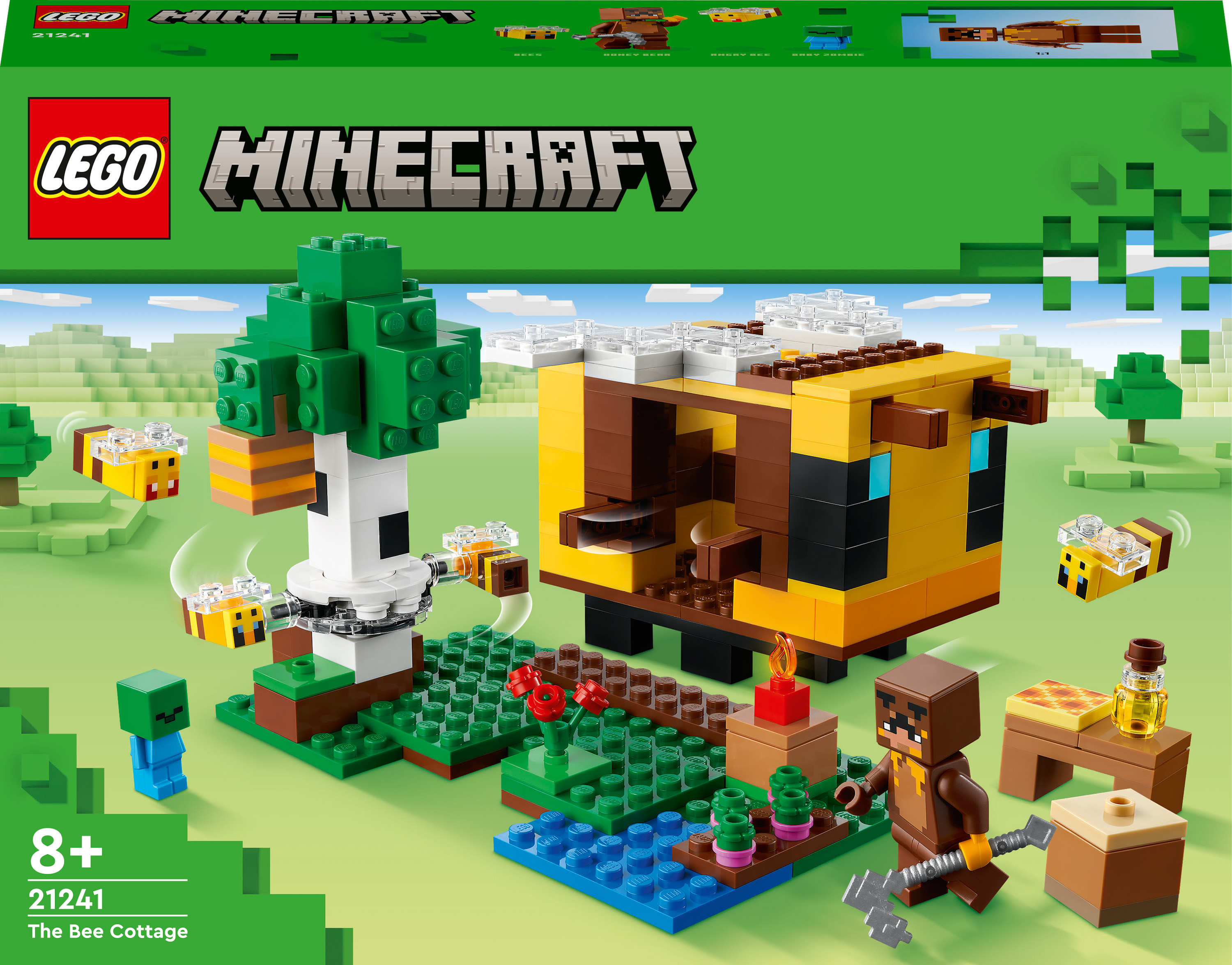 

Конструктор LEGO Minecraft Бджолиний будиночок (21241)