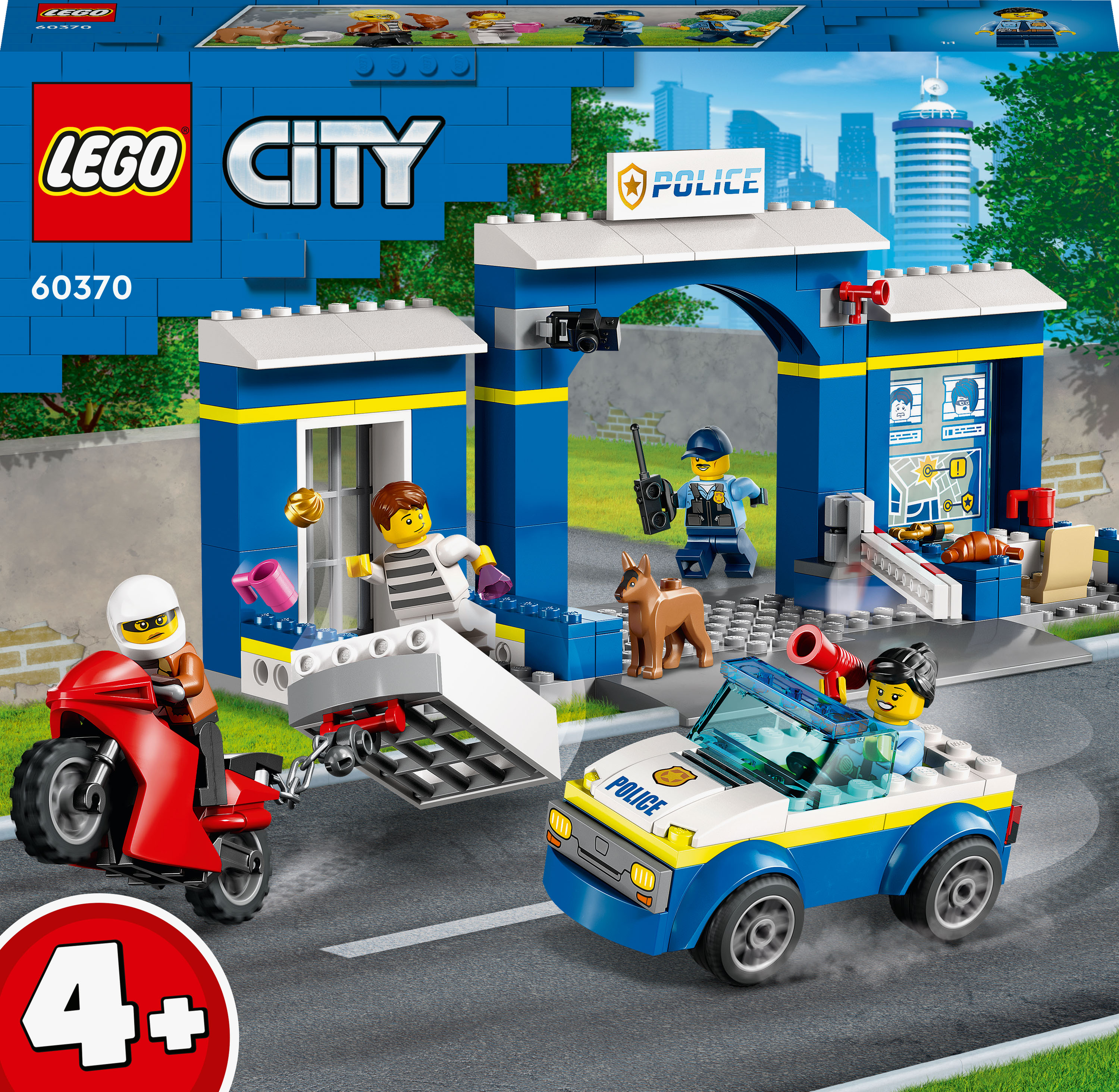Акція на Конструктор LEGO City Переслідування на поліцейській дільниці (60370) від Будинок іграшок