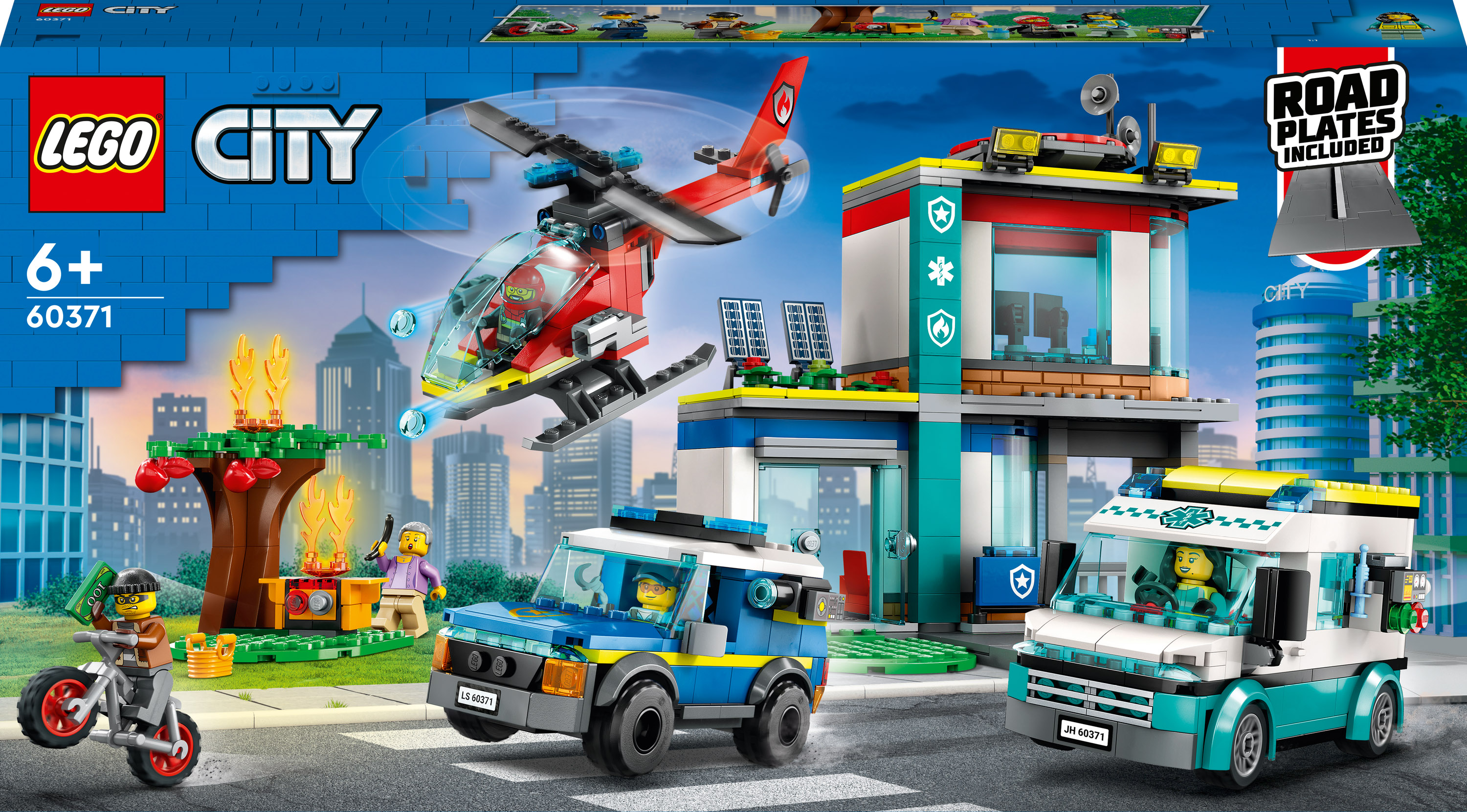 

Конструктор LEGO City Центр управління рятувальним транспортом (60371)