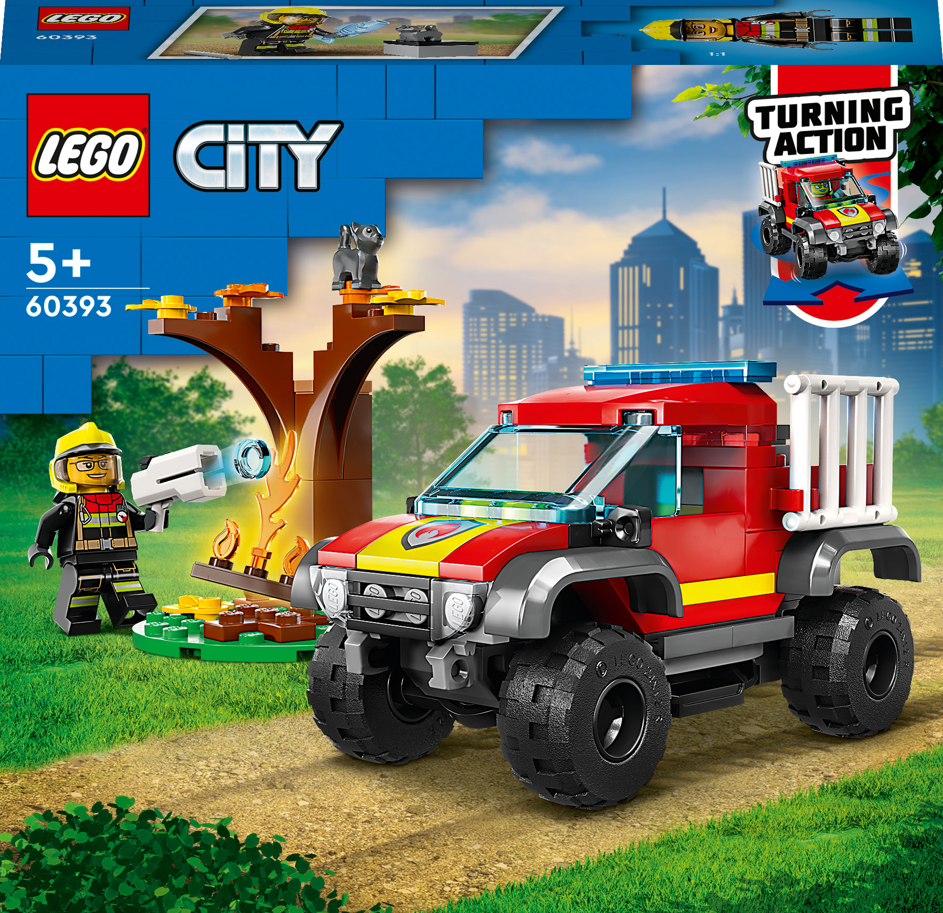 

Конструктор LEGO City Пожежно-рятувальний позашляховик (60393)