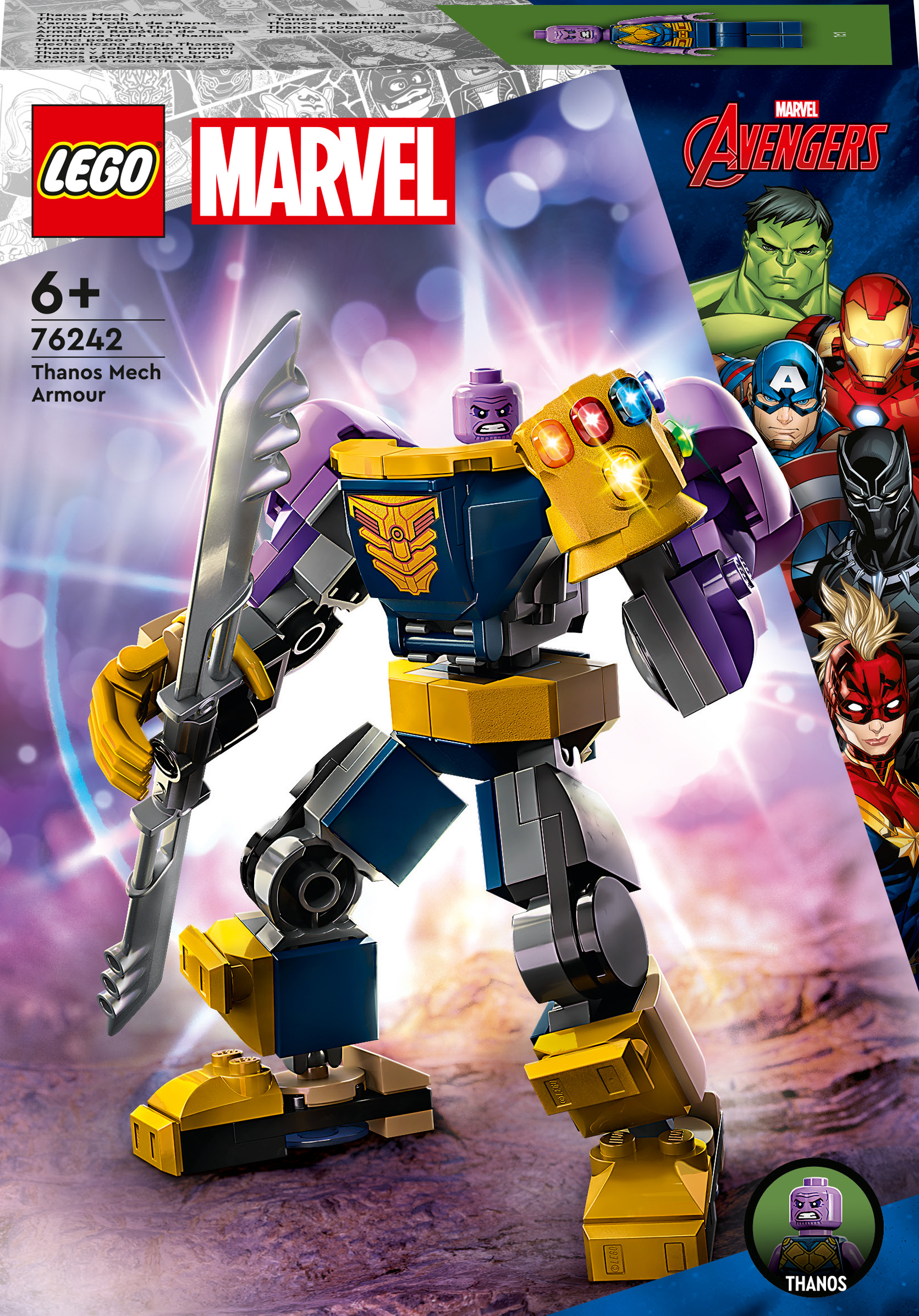 

Конструктор LEGO Marvel Робоброня Таноса (76242)