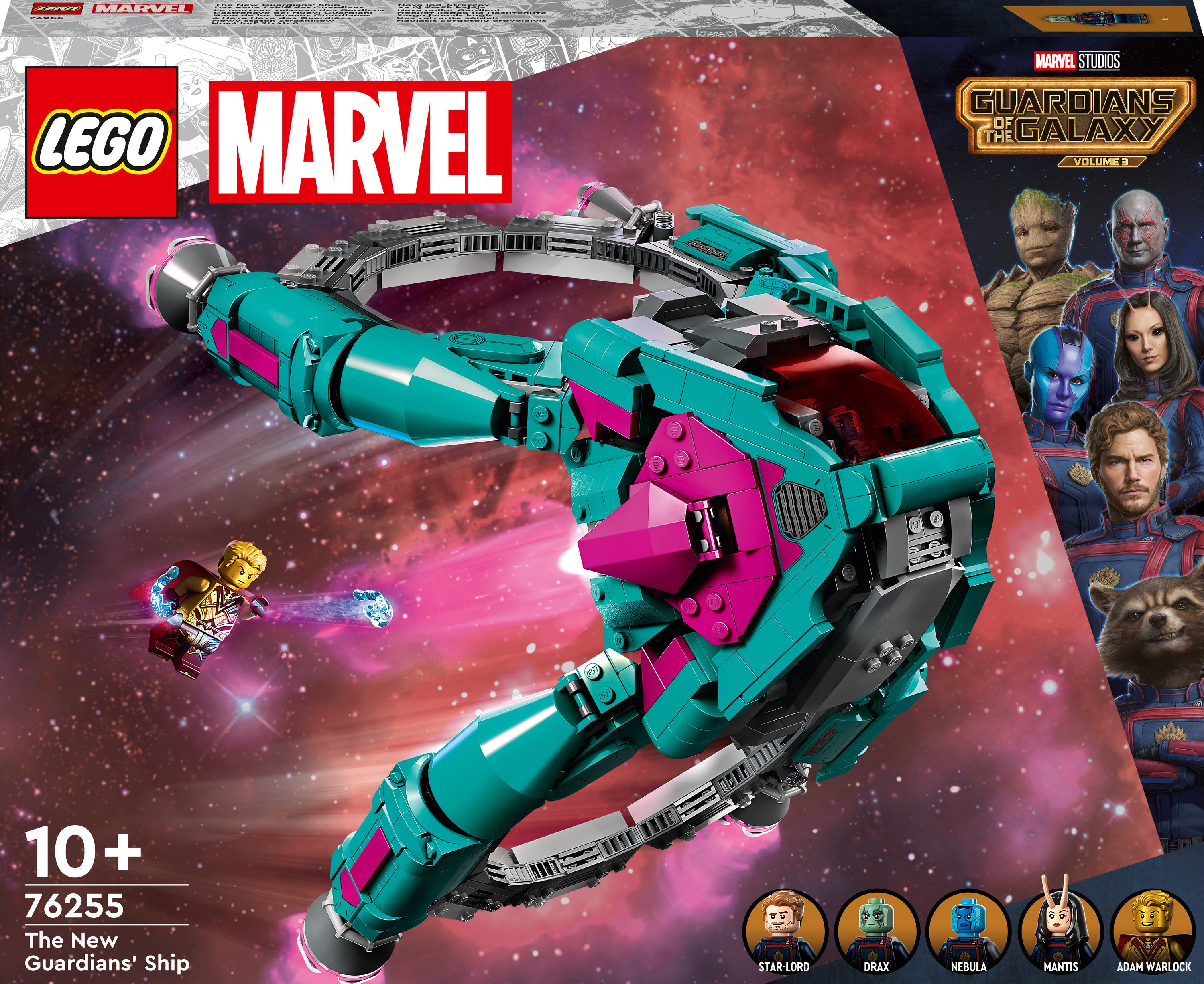 

Конструктор LEGO Marvel Новий зореліт Вартових Галактики (76255)